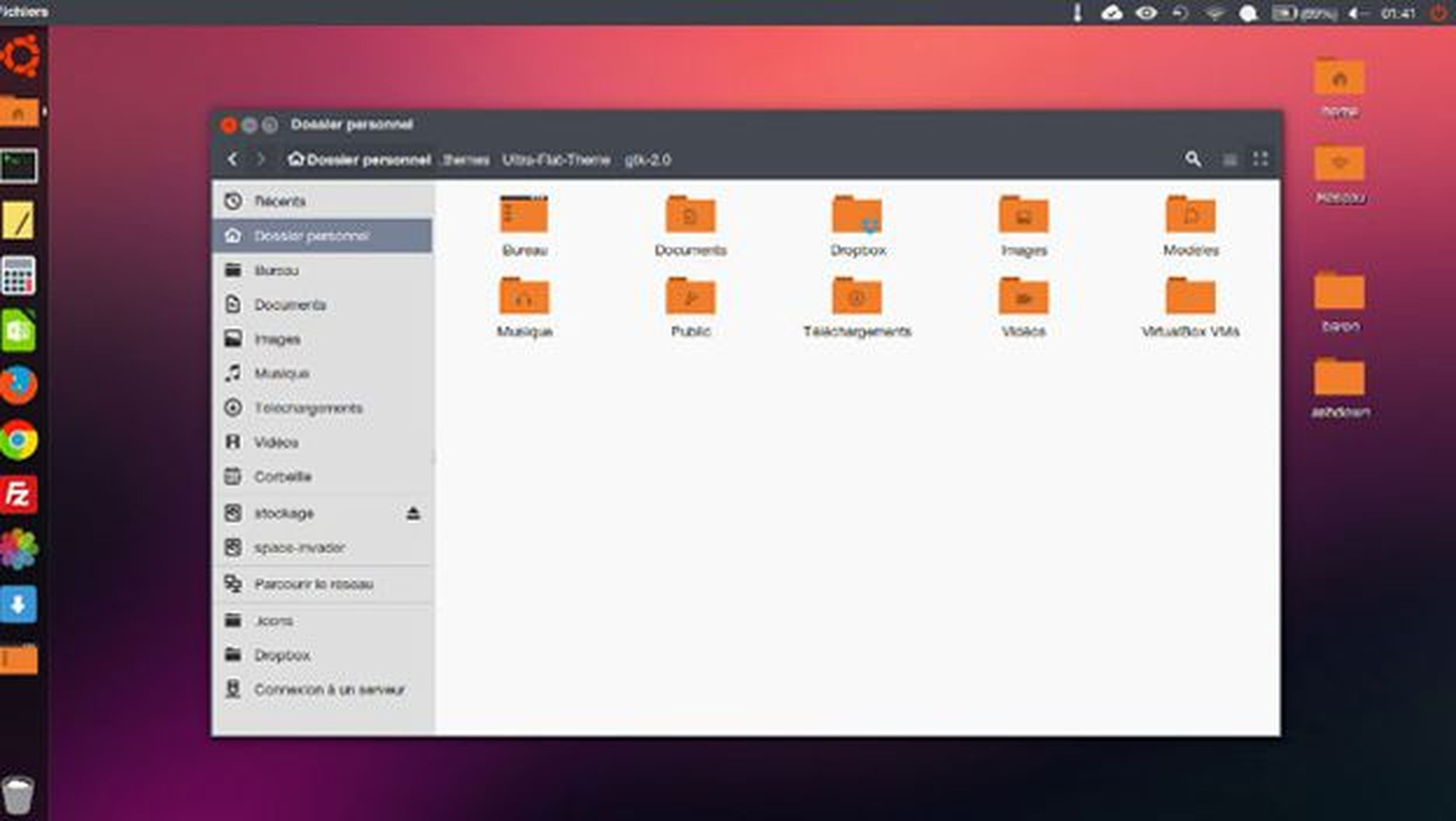 Tema ultraflat para Ubuntu