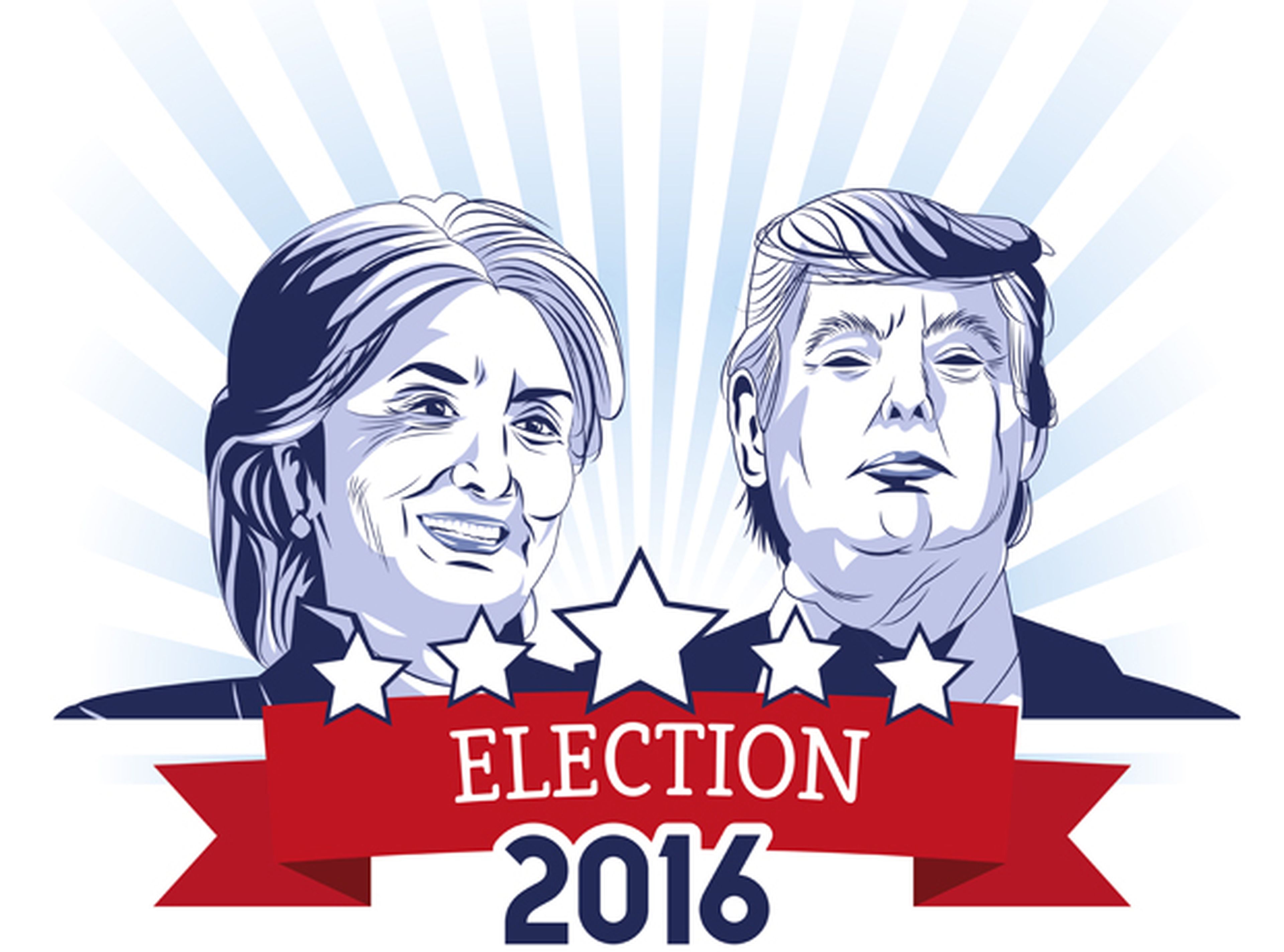 Cómo seguir los resultados de las elecciones de Estados Unidos: Clinton vs Trump