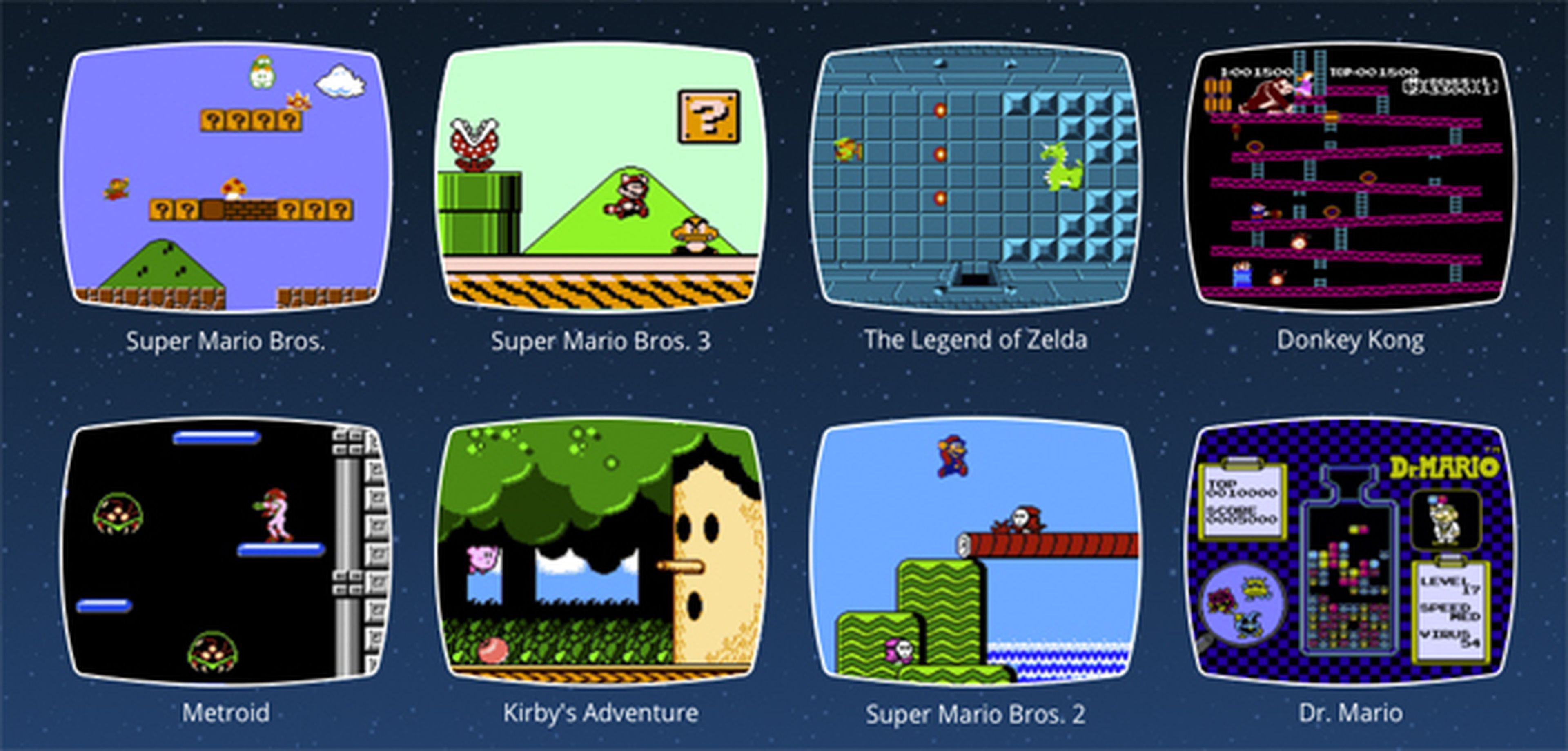 Los juegos que trae la consola Nintendo Classic Mini
