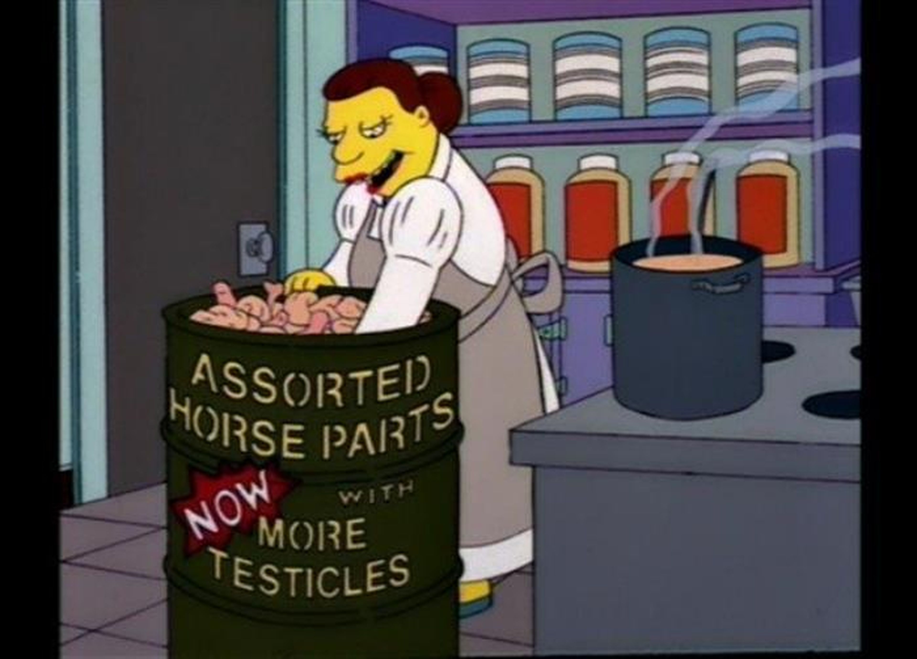 Los Simpsons carne de caballo