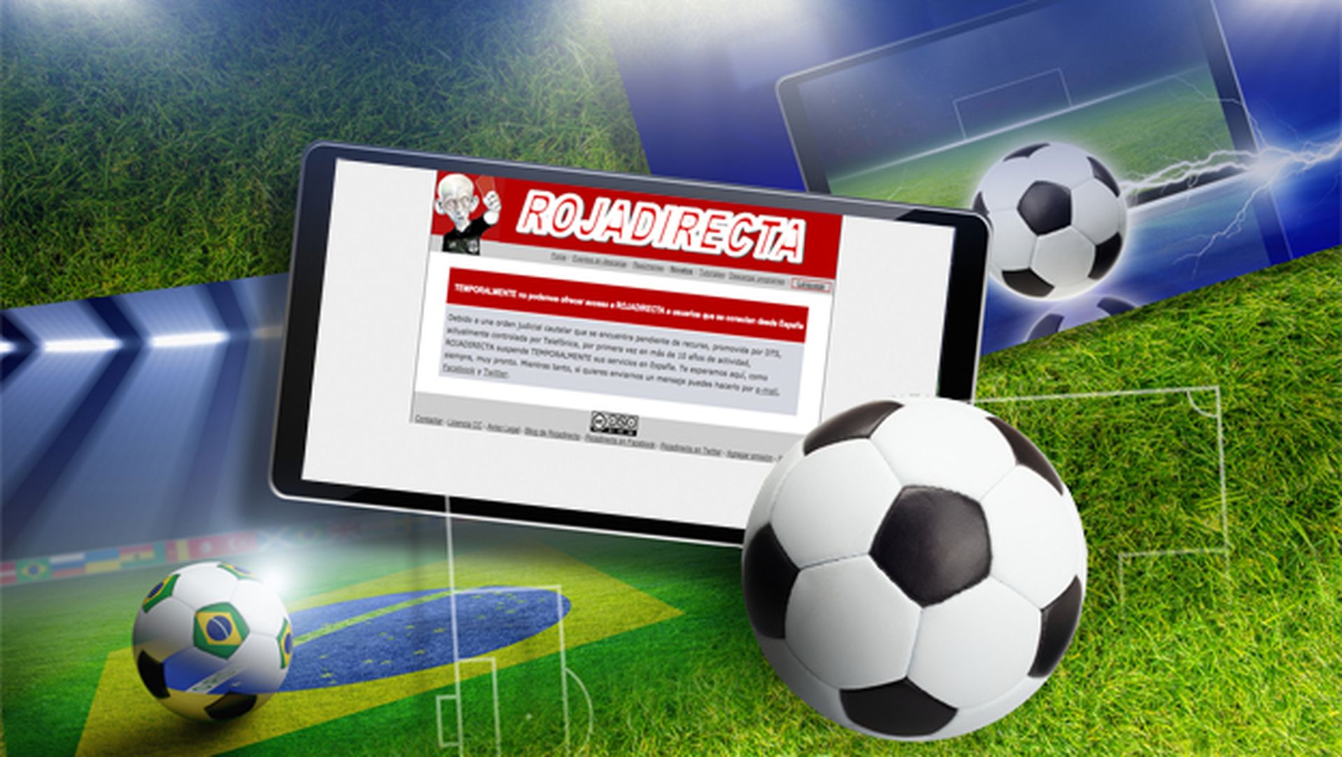 Rojadirecta no podrá seguir emitiendo partidos de fútbol online