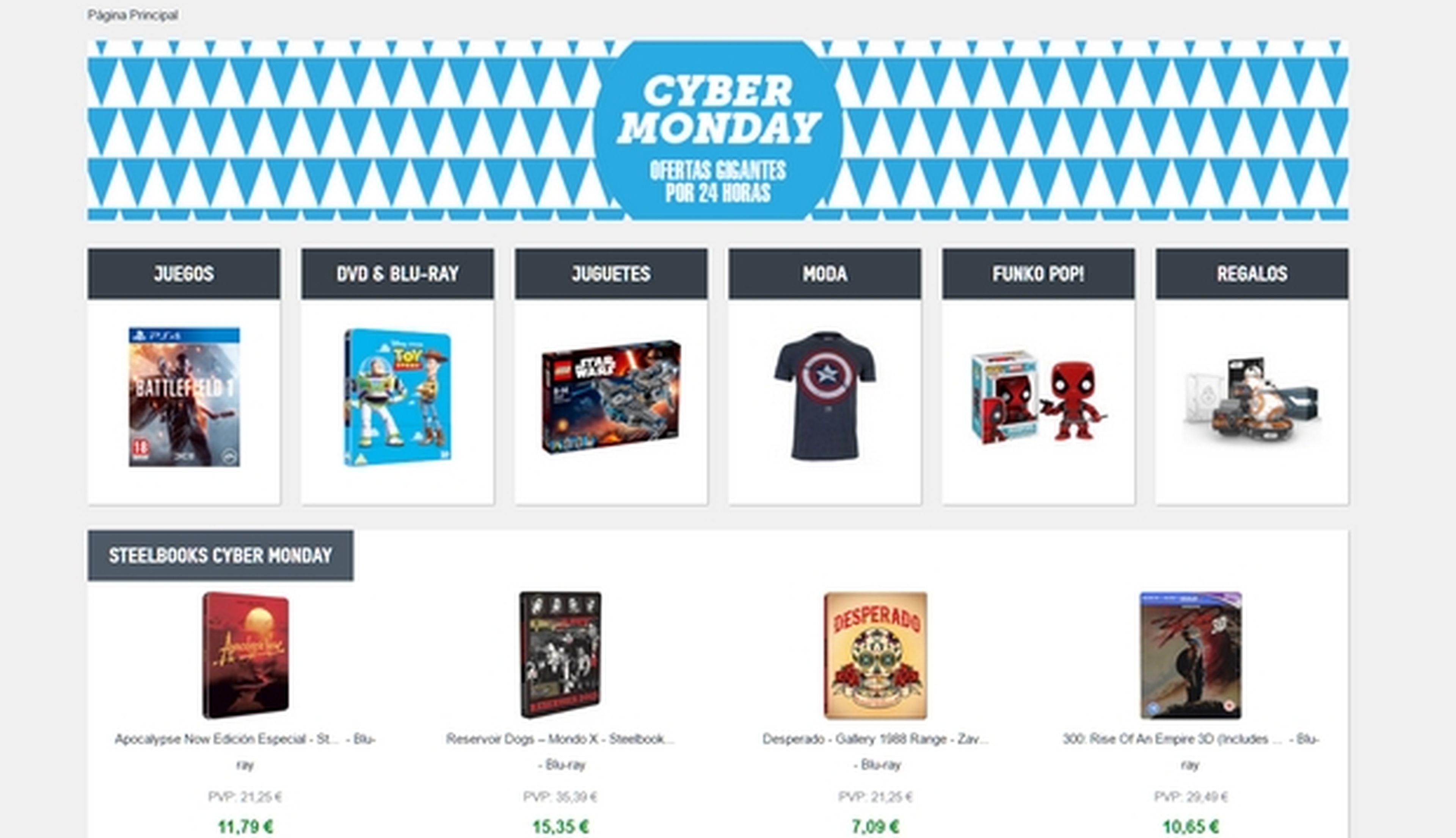 Cyber Monday 2016: todas las ofertas y descuentos de las tiendas