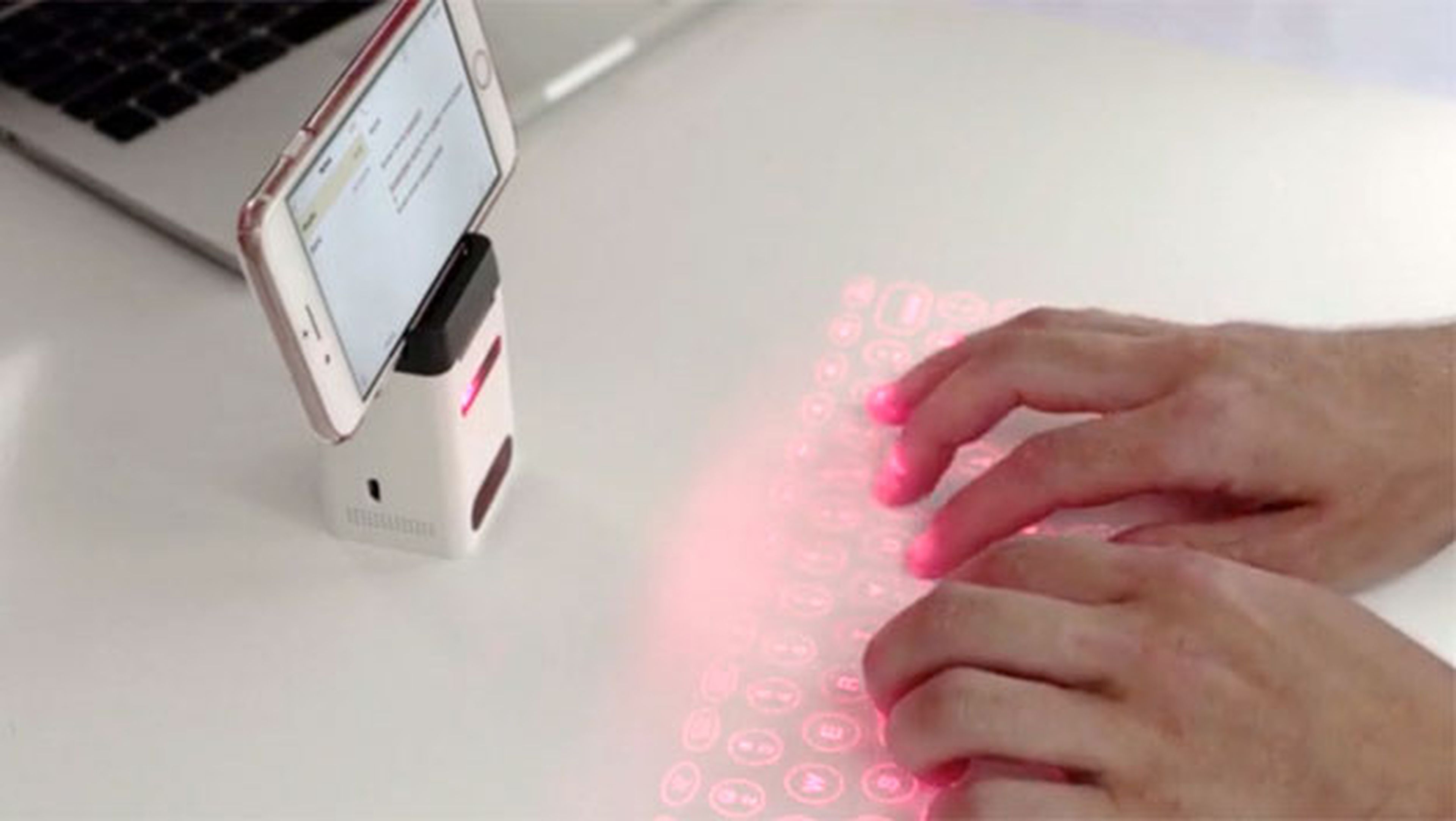 iKeybo, el teclado láser virtual para escribir en tu smartphone