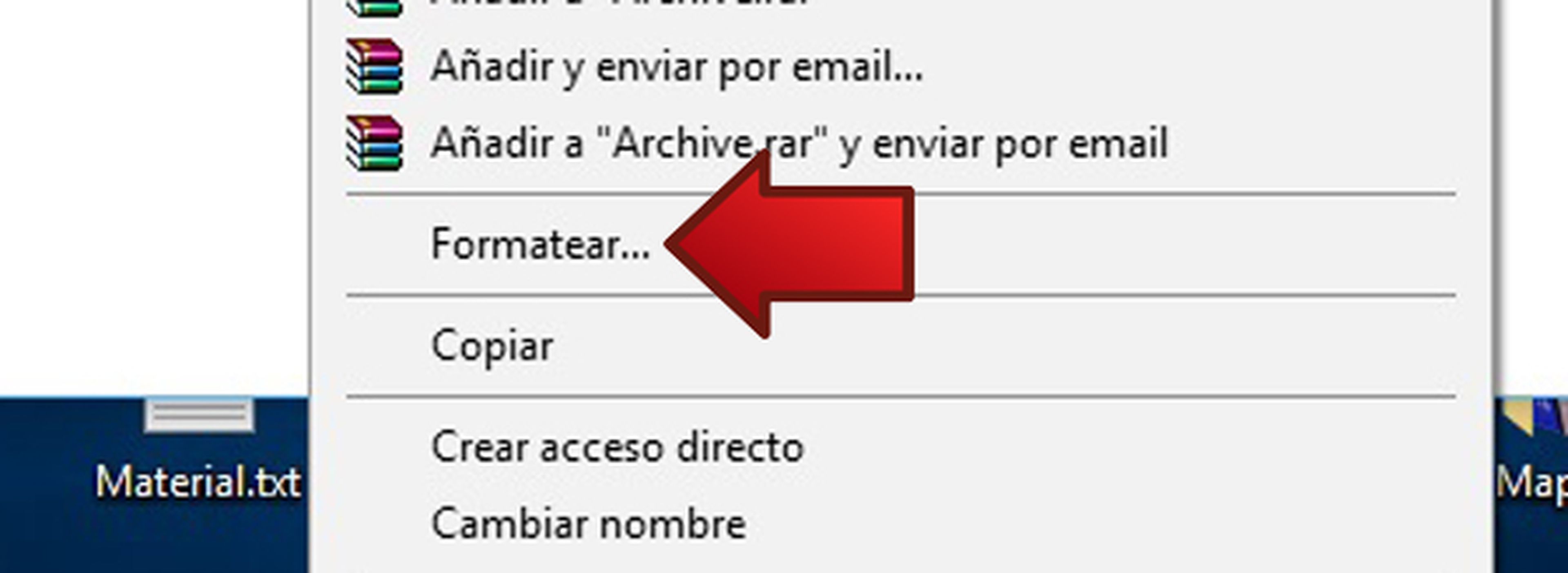 Formatear una tarjeta de memoria desde el ordenador