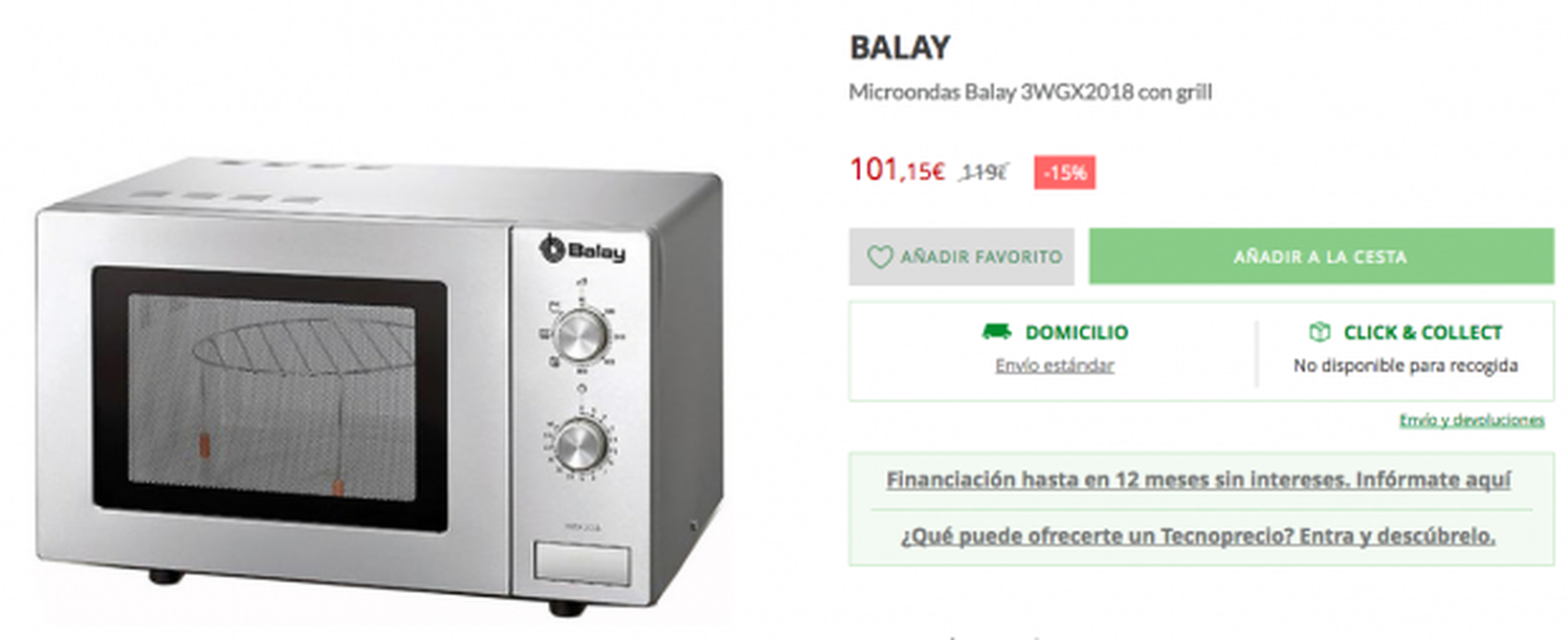 Balay · Lavadoras · Electrodomésticos · El Corte Inglés (30)