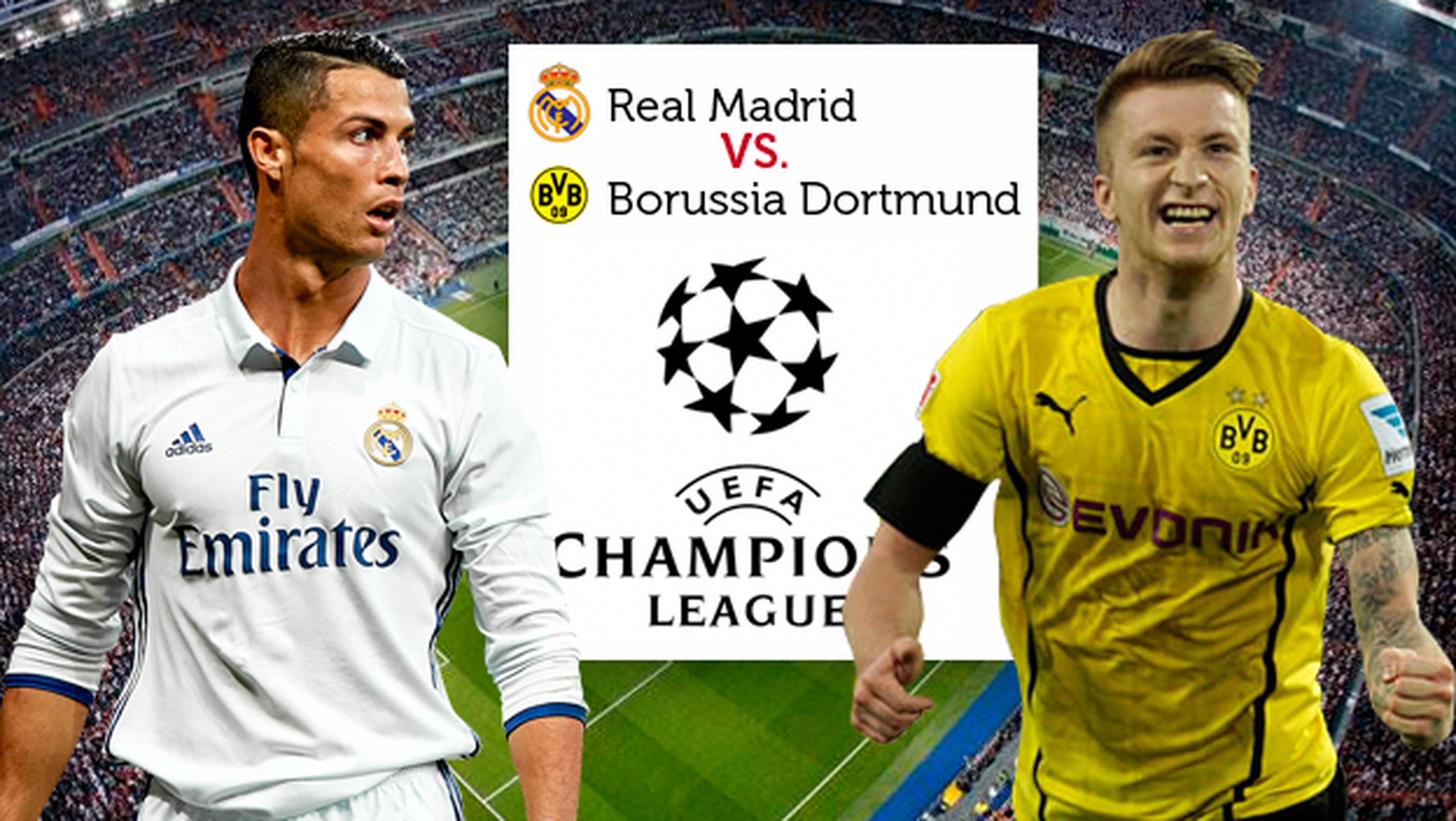 Dónde ver online y en directo el Real Madrid vs Borussia Dortmund de Champions por Internet