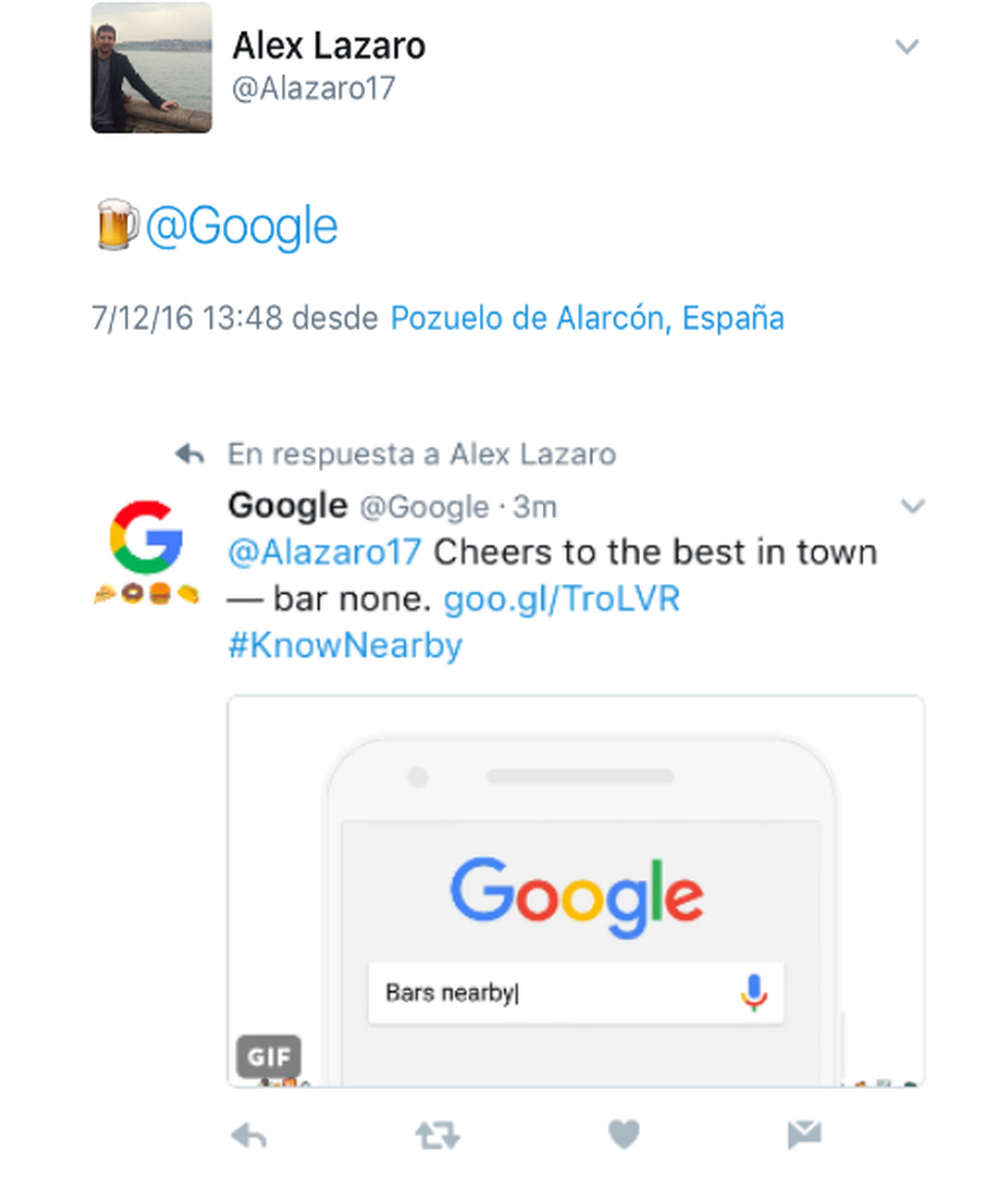 Buscar en Google a través de Twitter ya es posible con un emoji