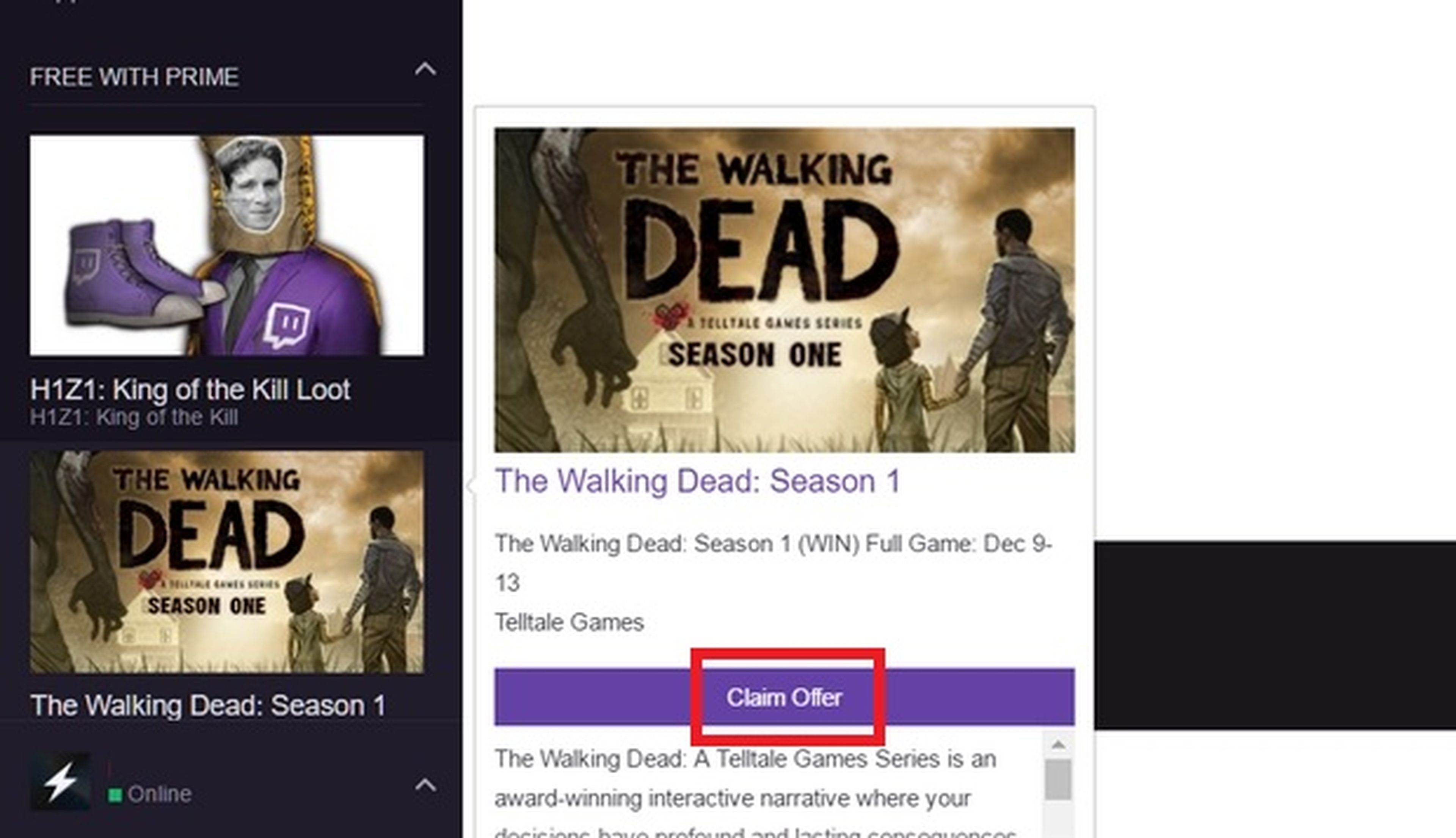 Descarga The Walking Dead Season 1 gratis para PC gracias a Amazon