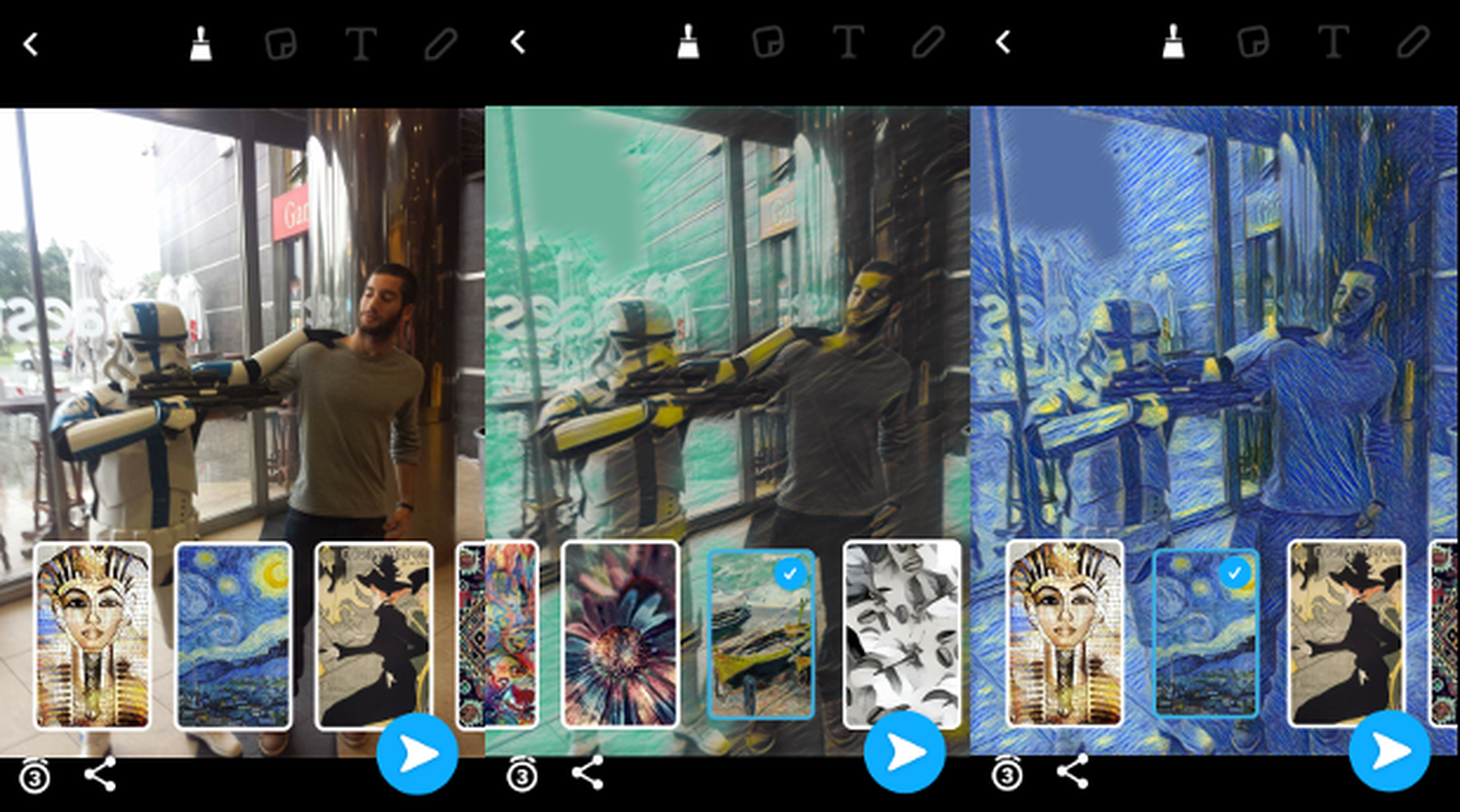 Snapchat estrena grupos y nuevos filtros como los de Prisma