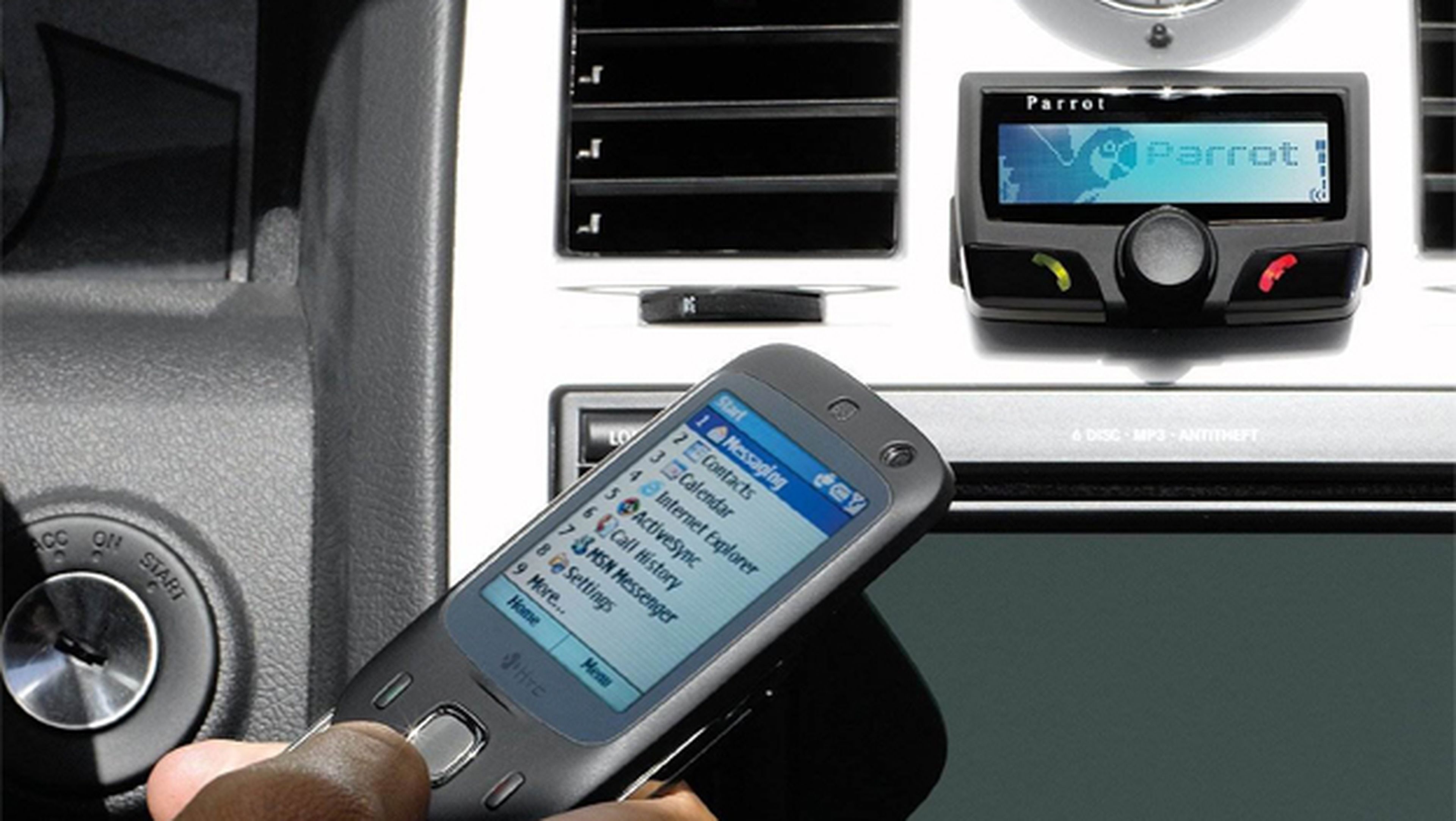Hablar por el móvil en un coche con Bluetooth