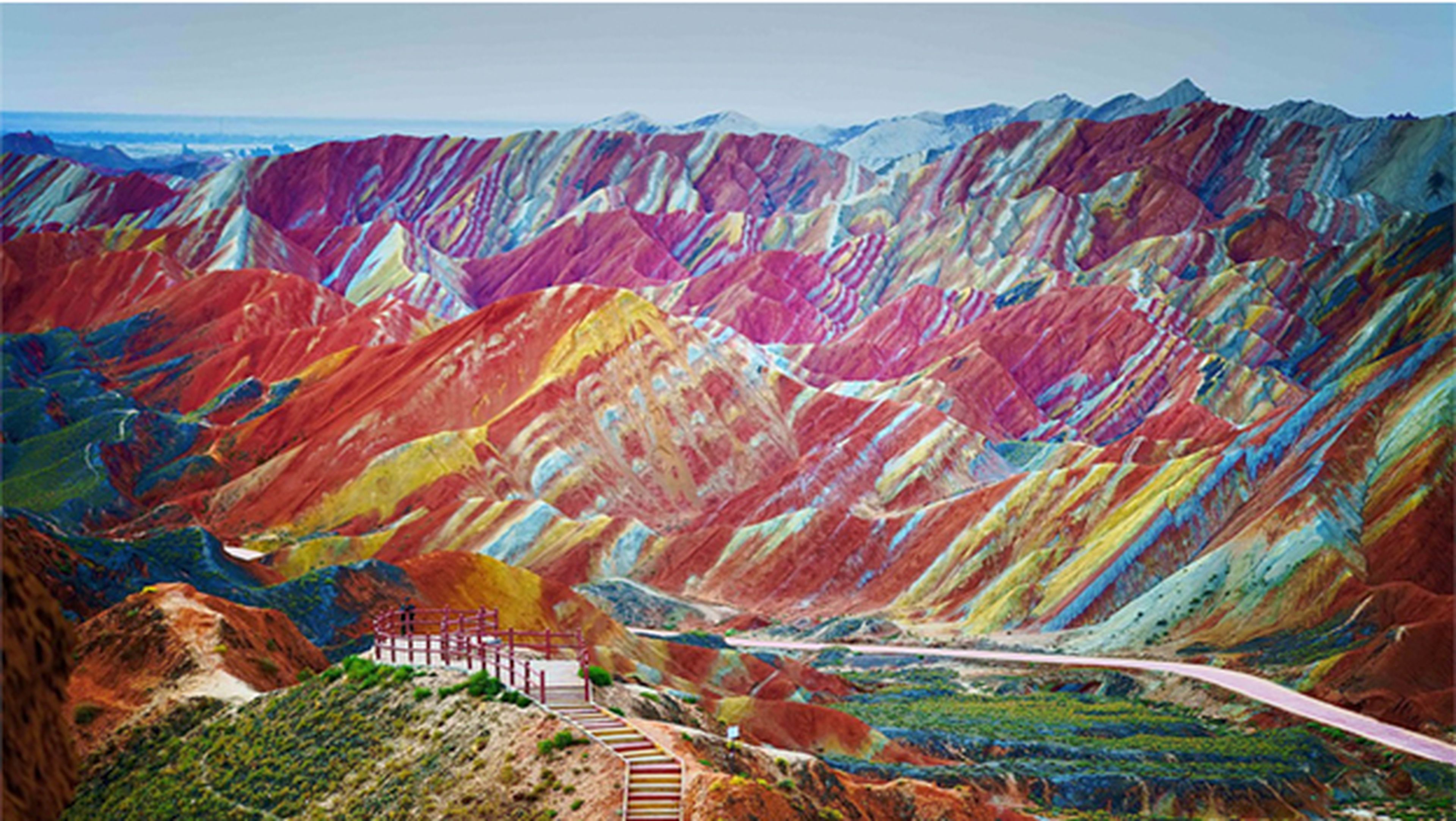 Las montañas de colores de Zhangye Danxia