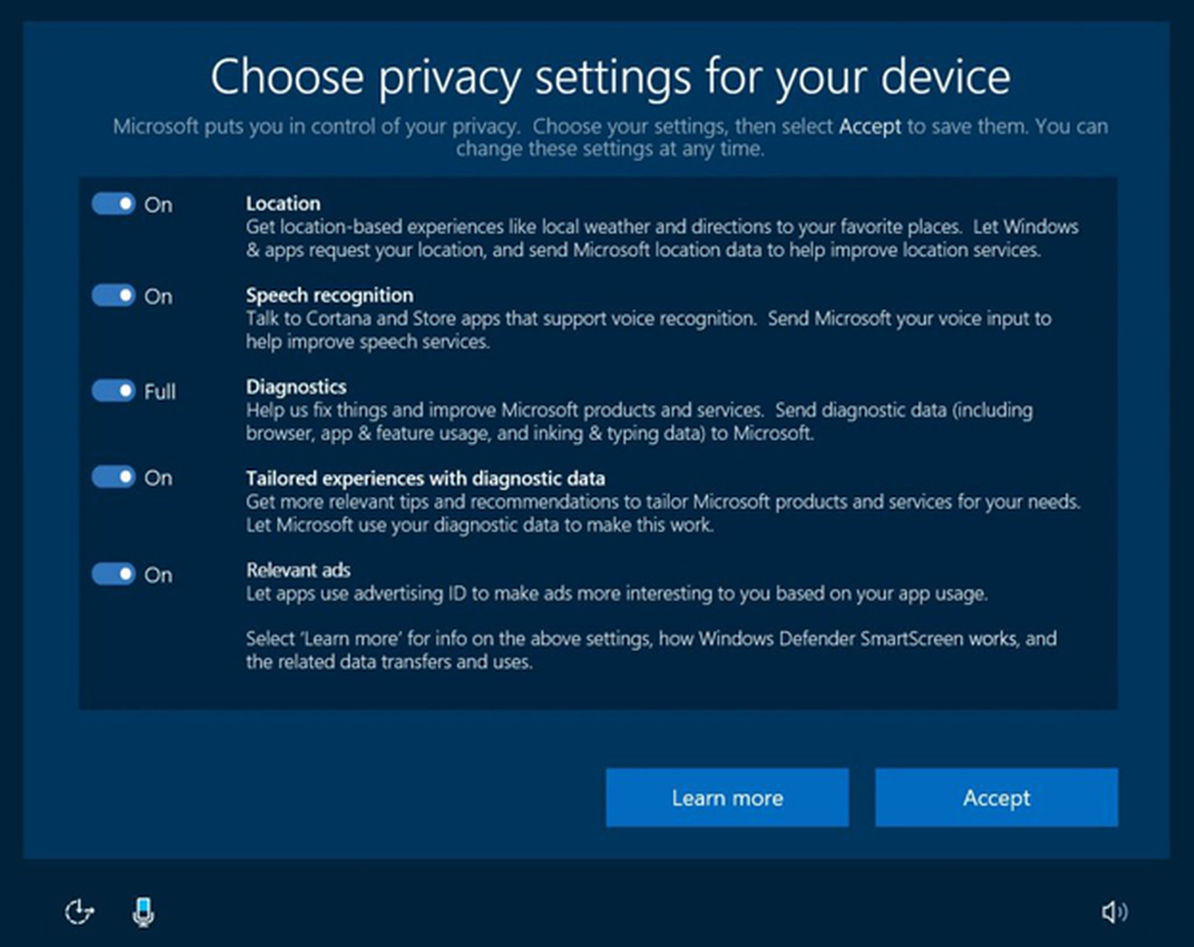 Los ajustes de privacidad que traerá la Windows 10 Creators Update