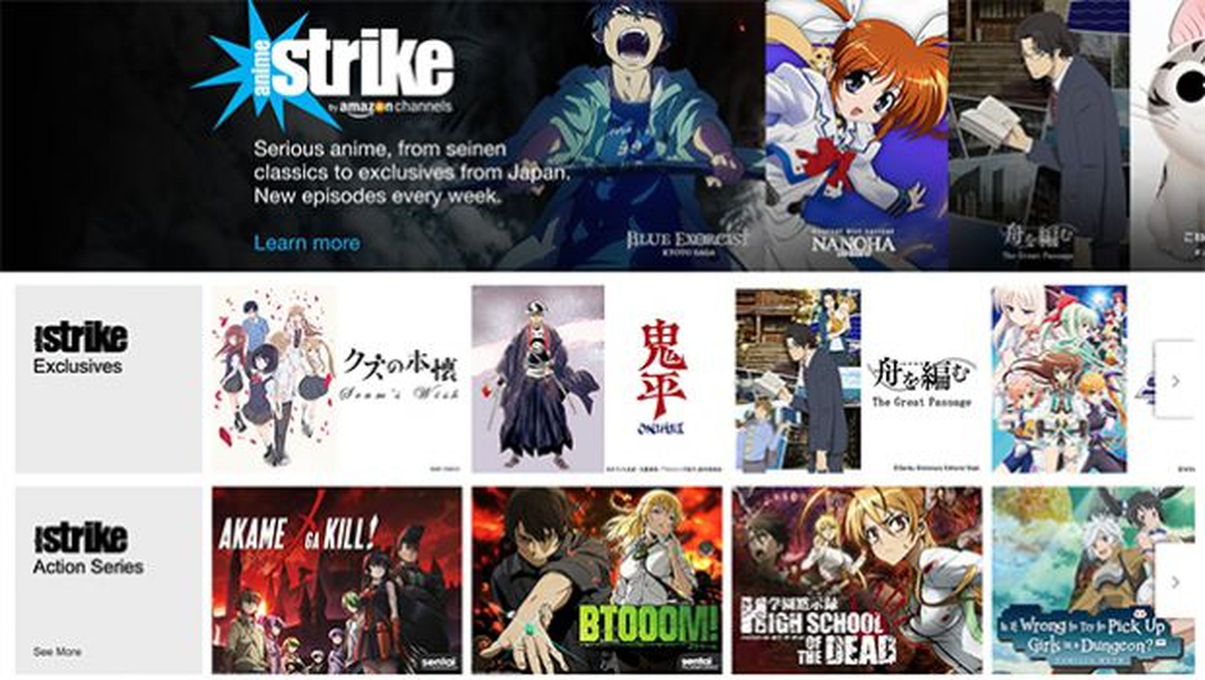 anime strike de amazon