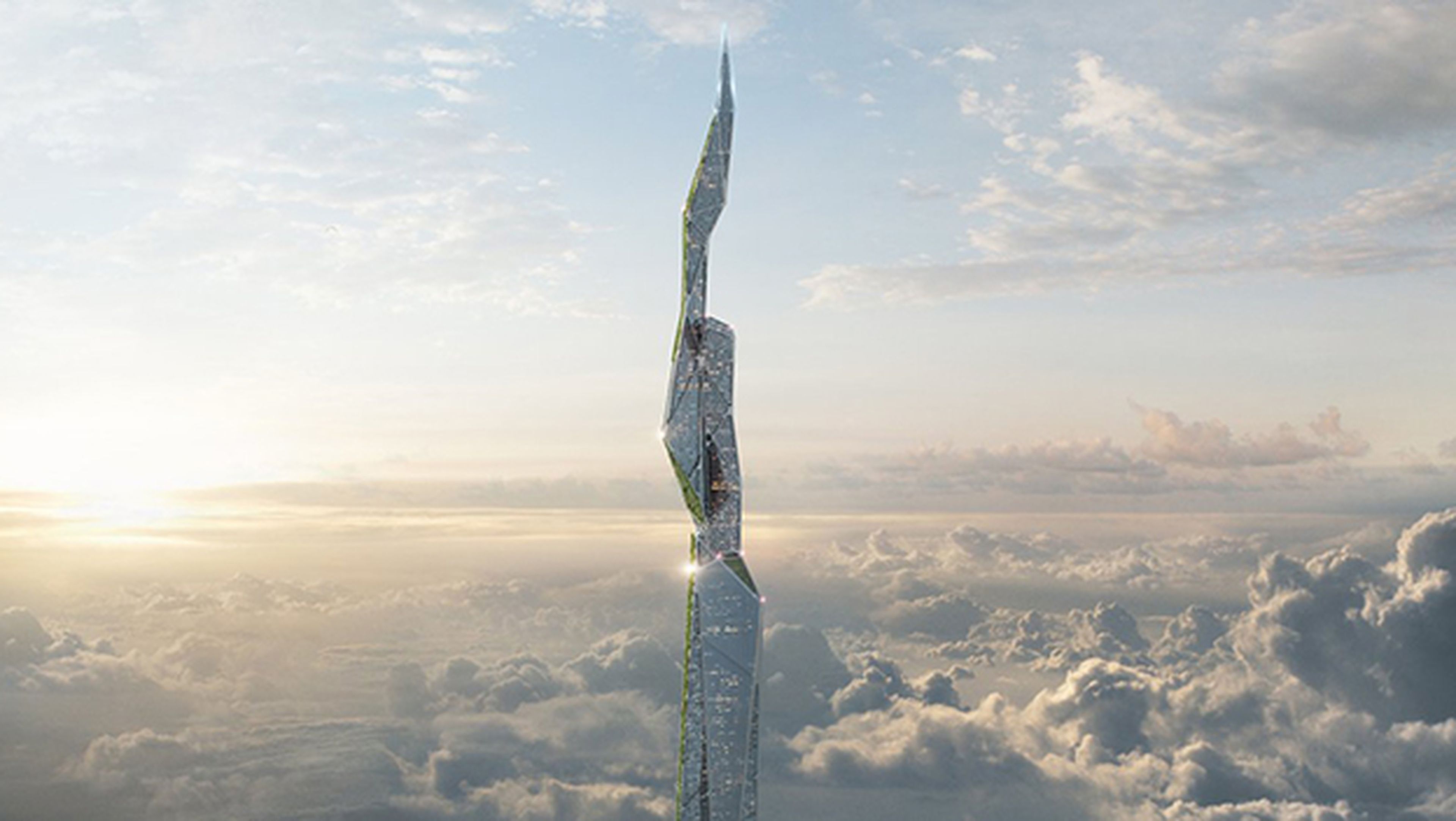 Así es el rascacielos del futuro: 5 kms de altura en impresión 3D
