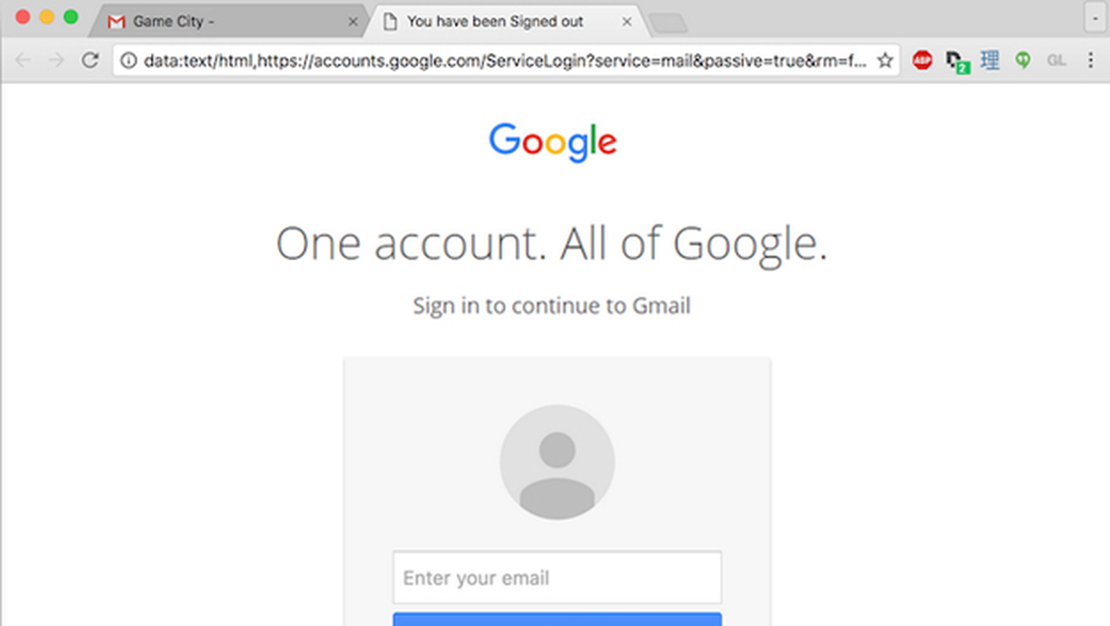 Esta página parece Gmail, pero en realidad es una estafa