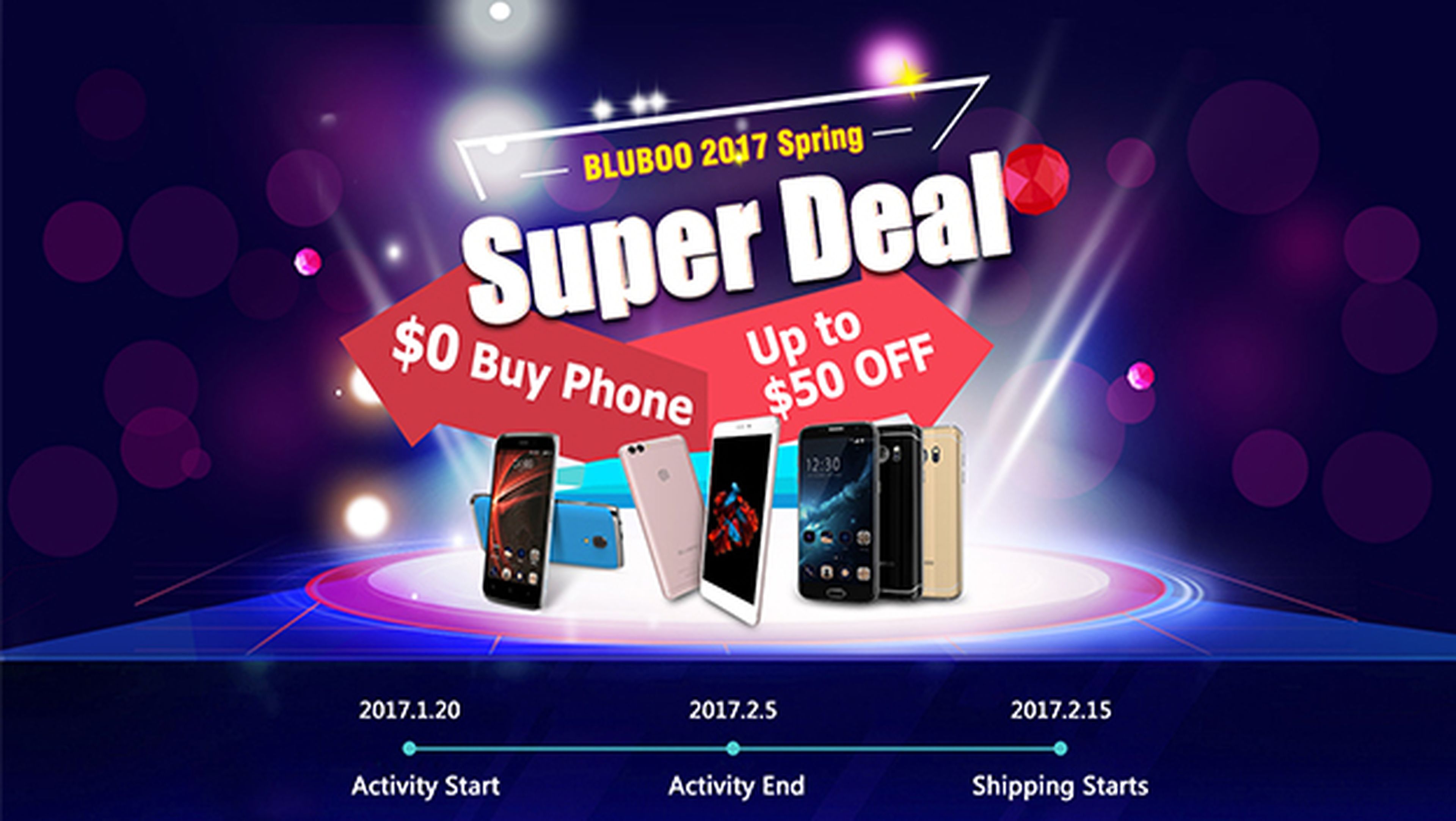 Bluboo celebra el Año Nuevo chino regalando 50 móviles