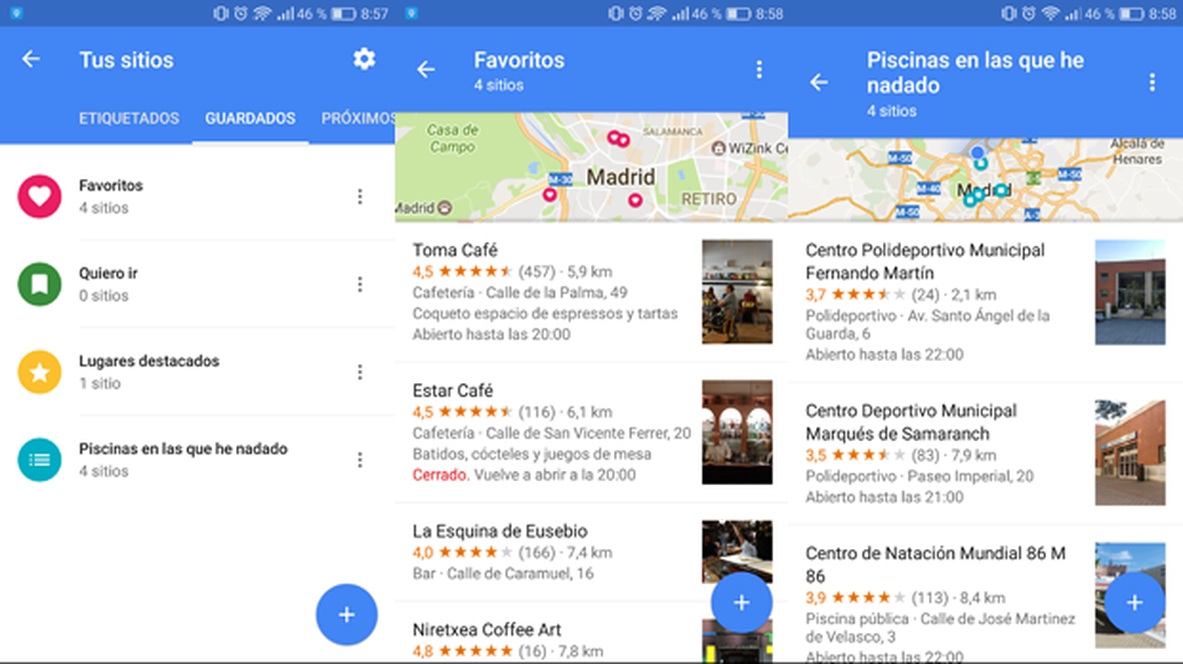 Google Maps ya permite crear listas con tus lugares favoritos