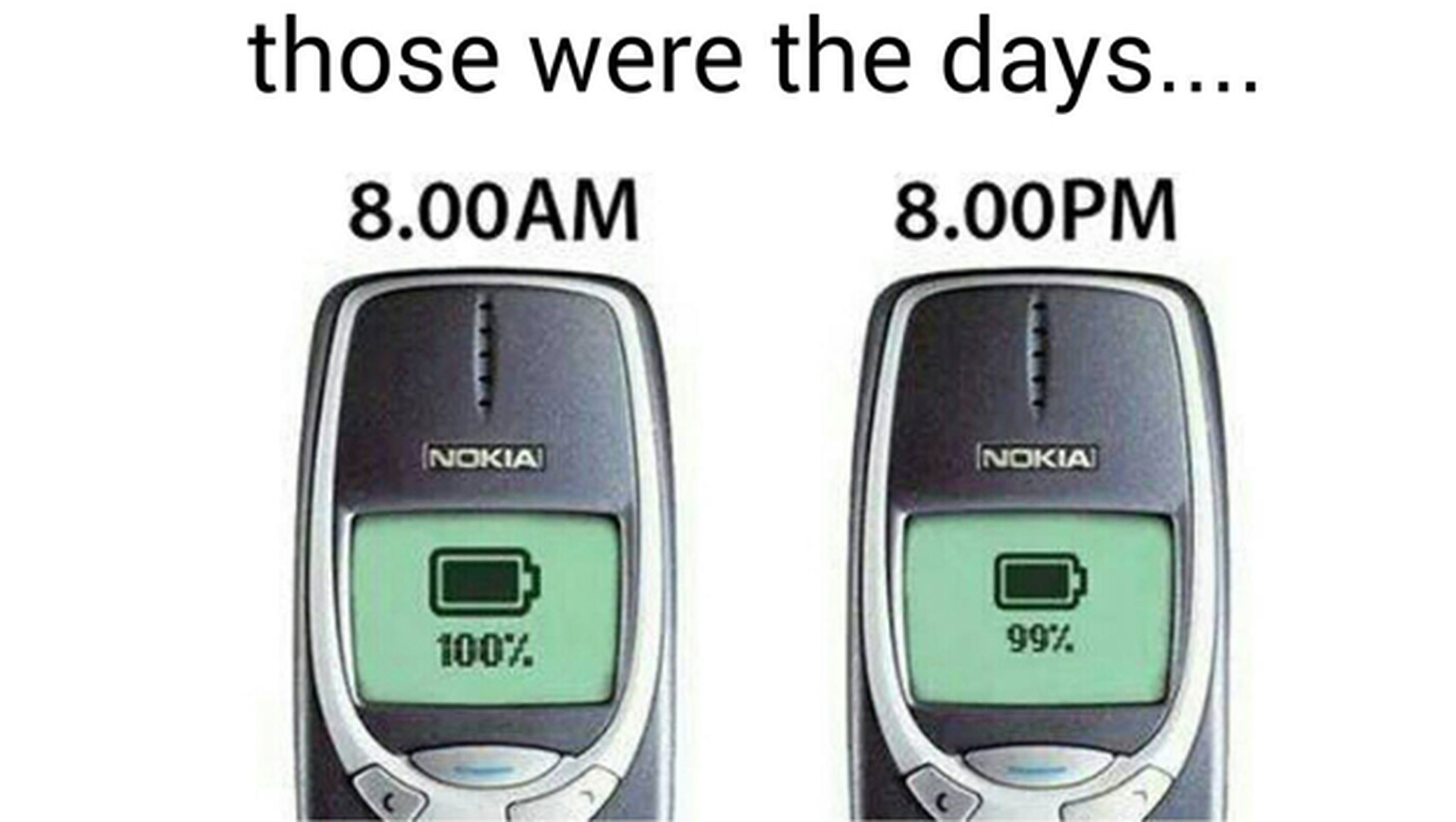La batería del Nokia 3310 nunca se acababa