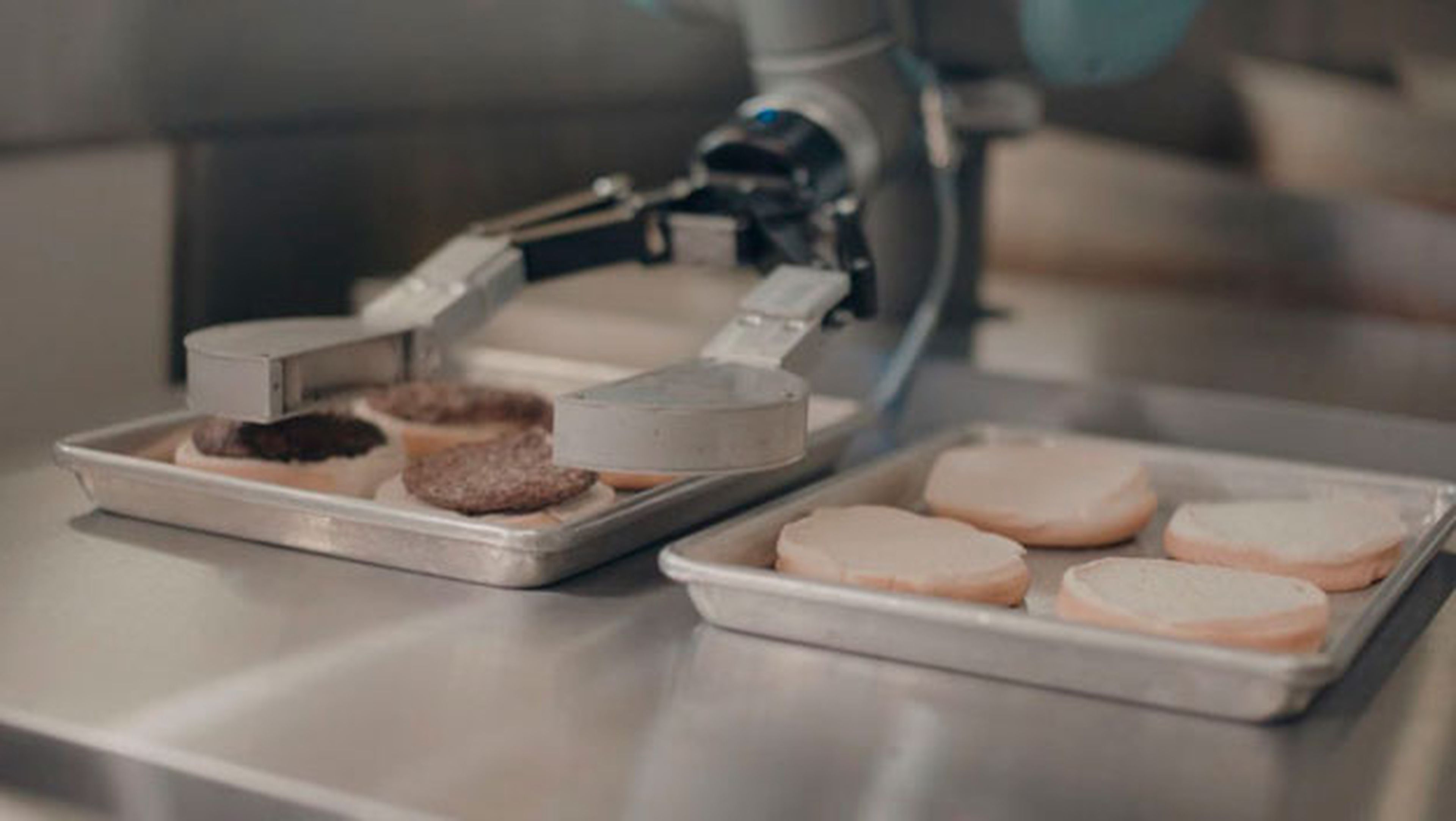 robot cocina hamburguesas