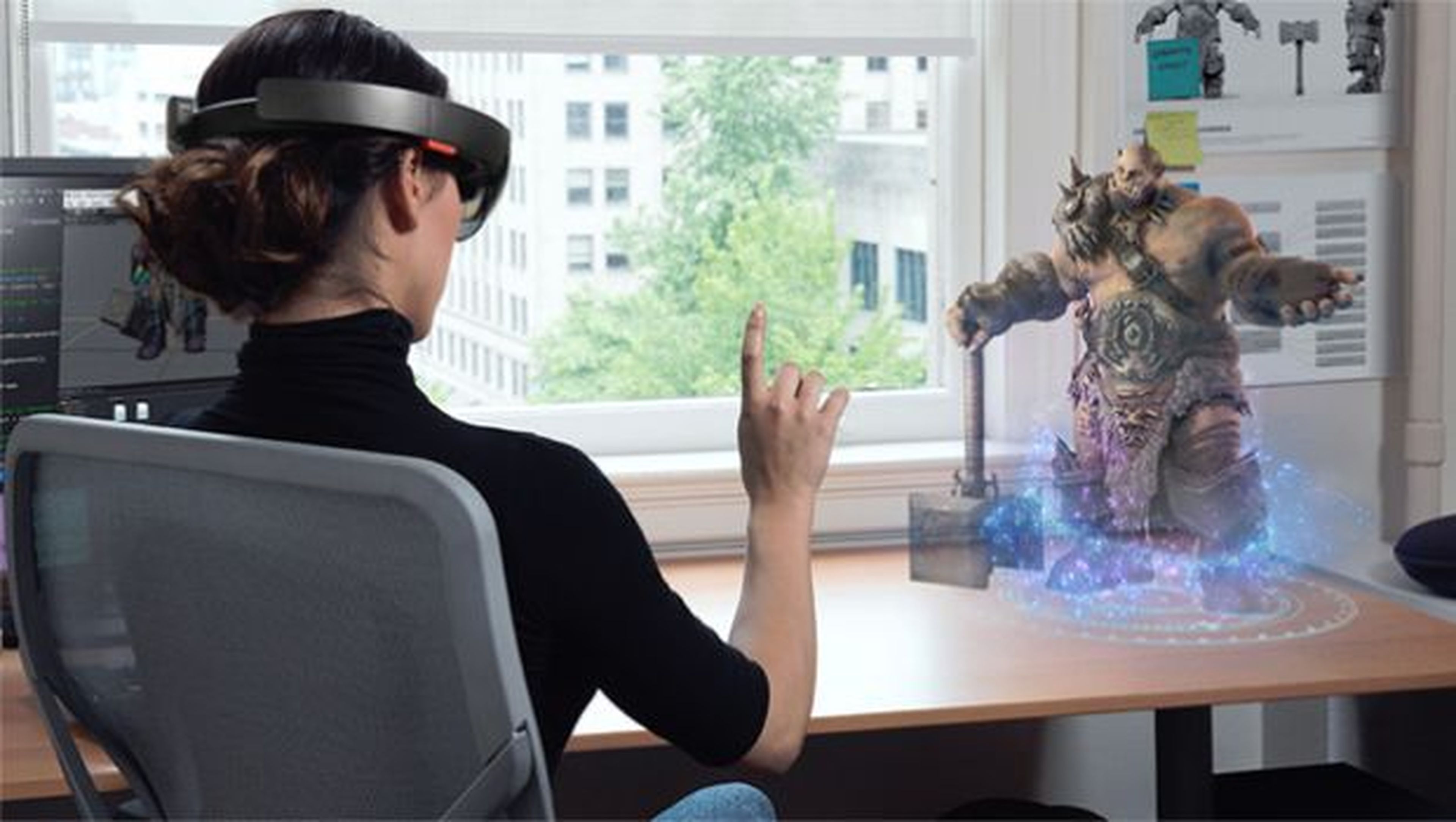 Gafas de realidad virtual Microsoft VR.