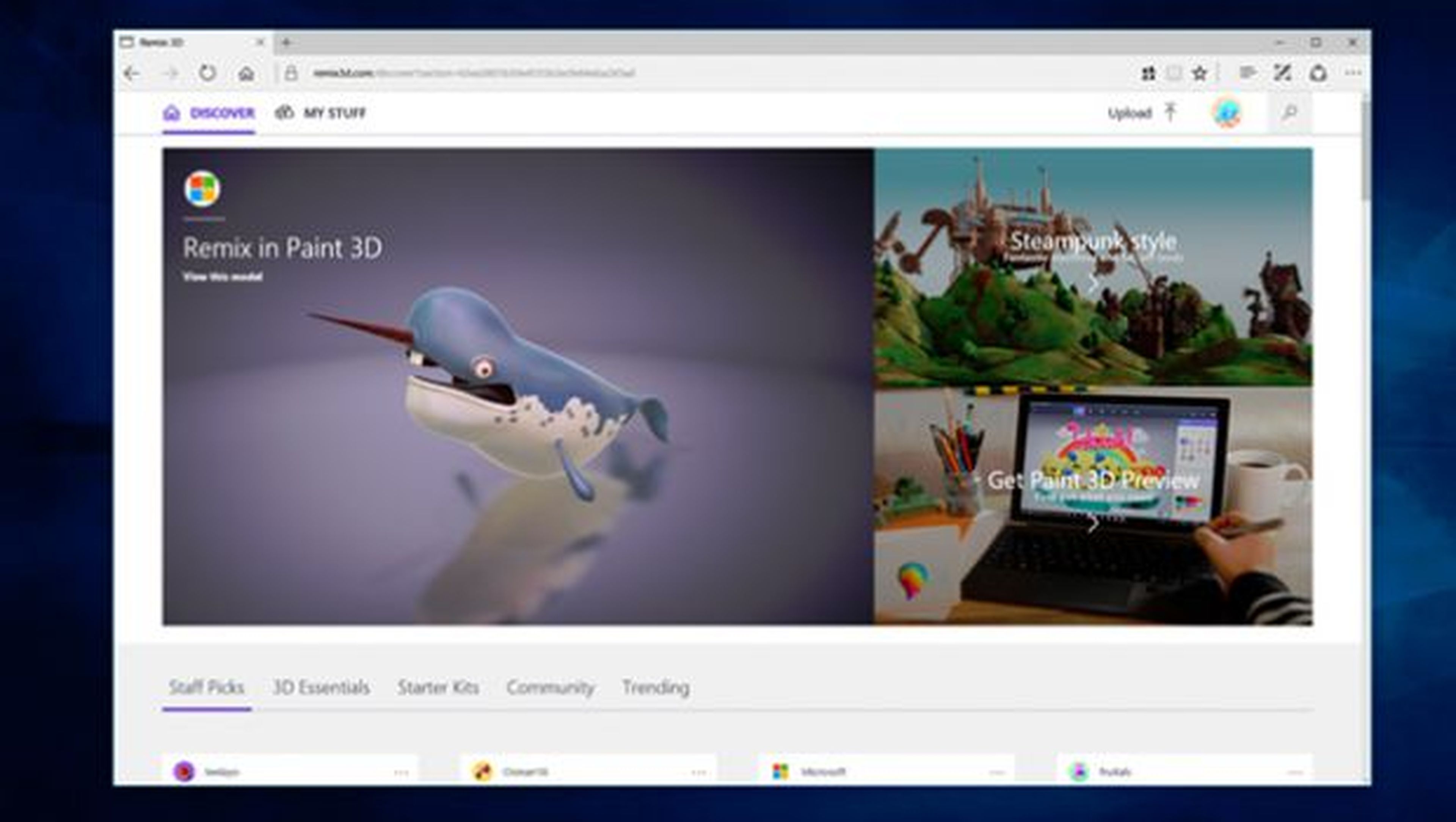 Remix 3D es la nueva plataforma de contenido en 3D de Microsoft