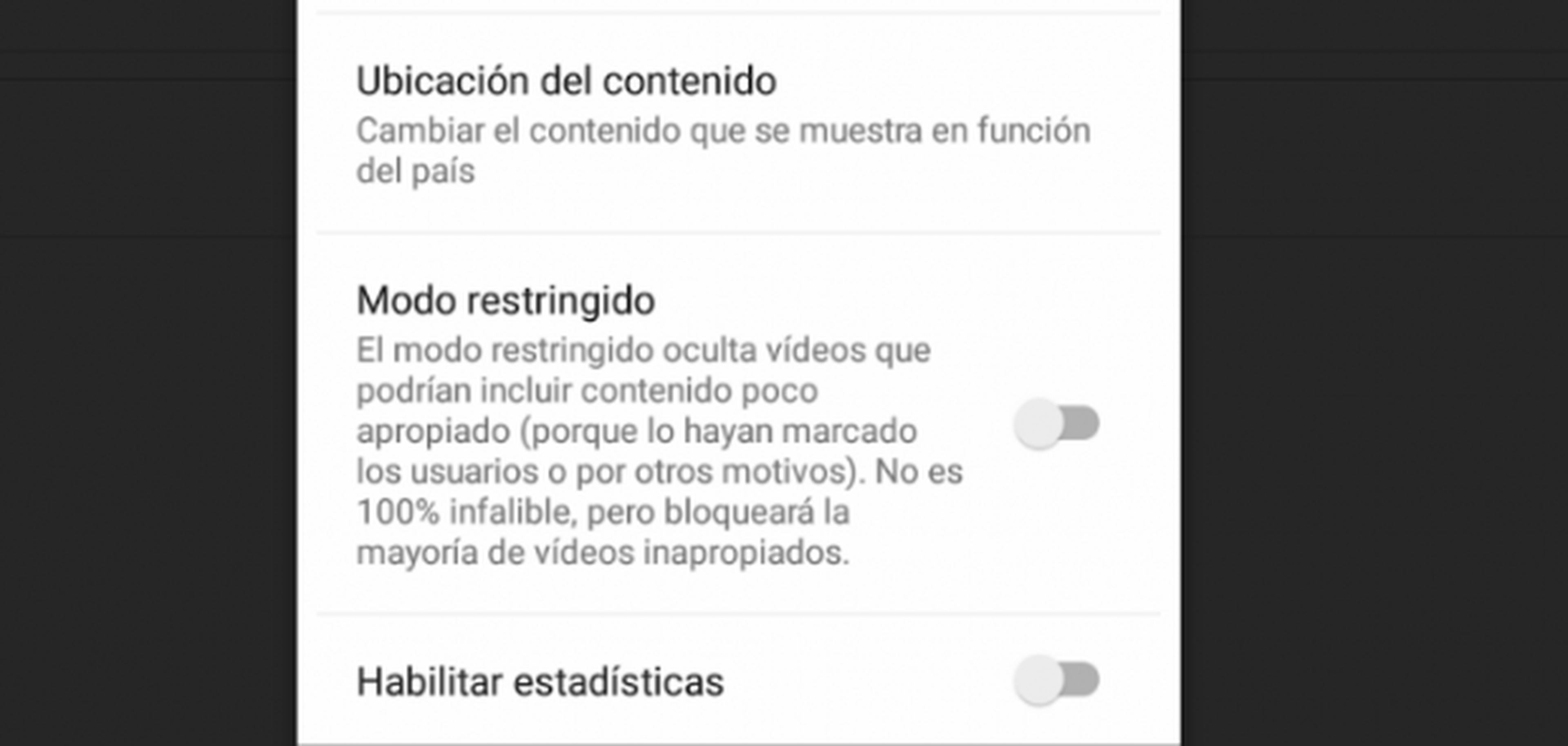 Cómo evitar que YouTube te oculte vídeos en el Modo Restringido