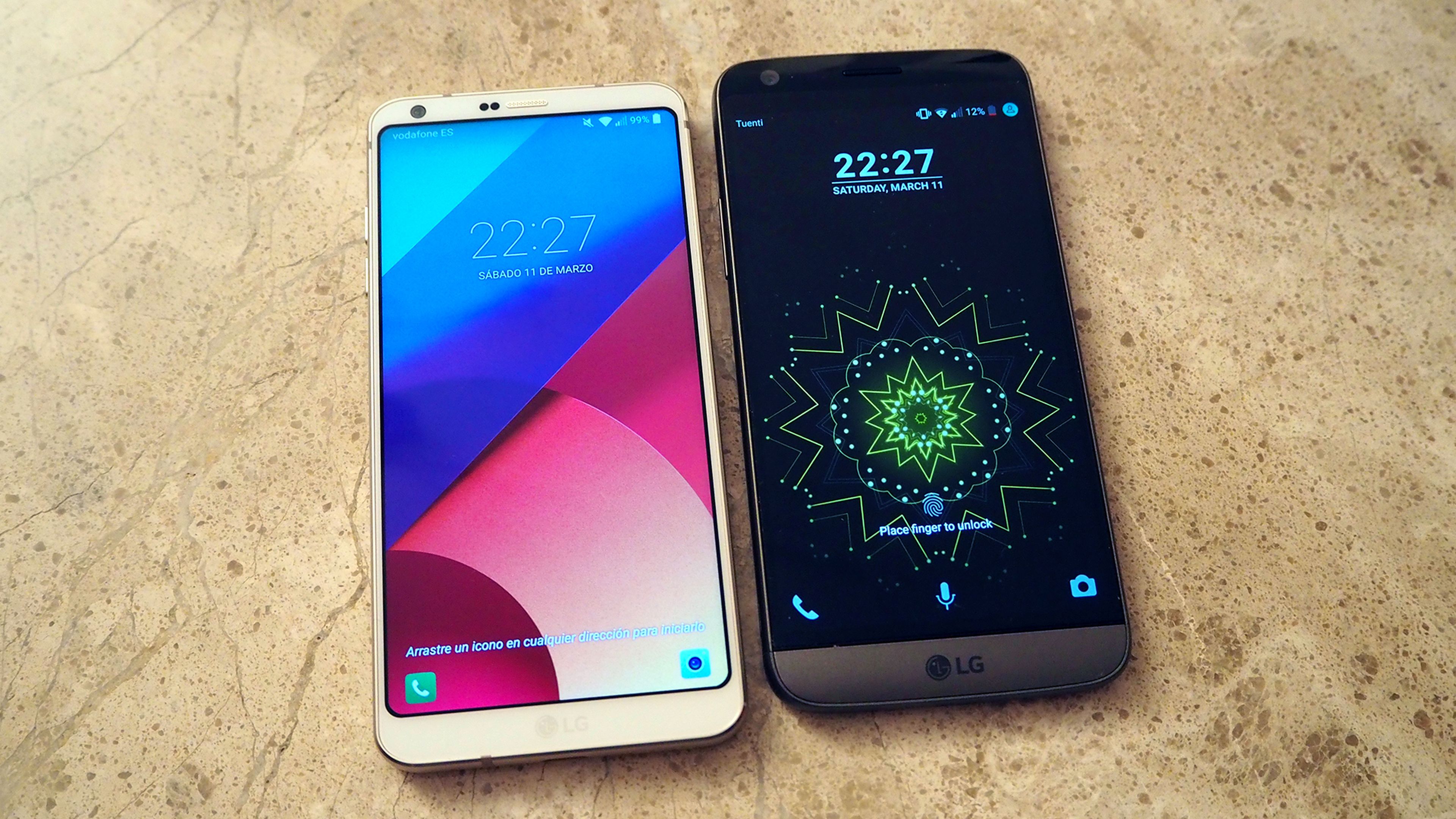 LG G6 vs LG G5: Comparativa de diseño