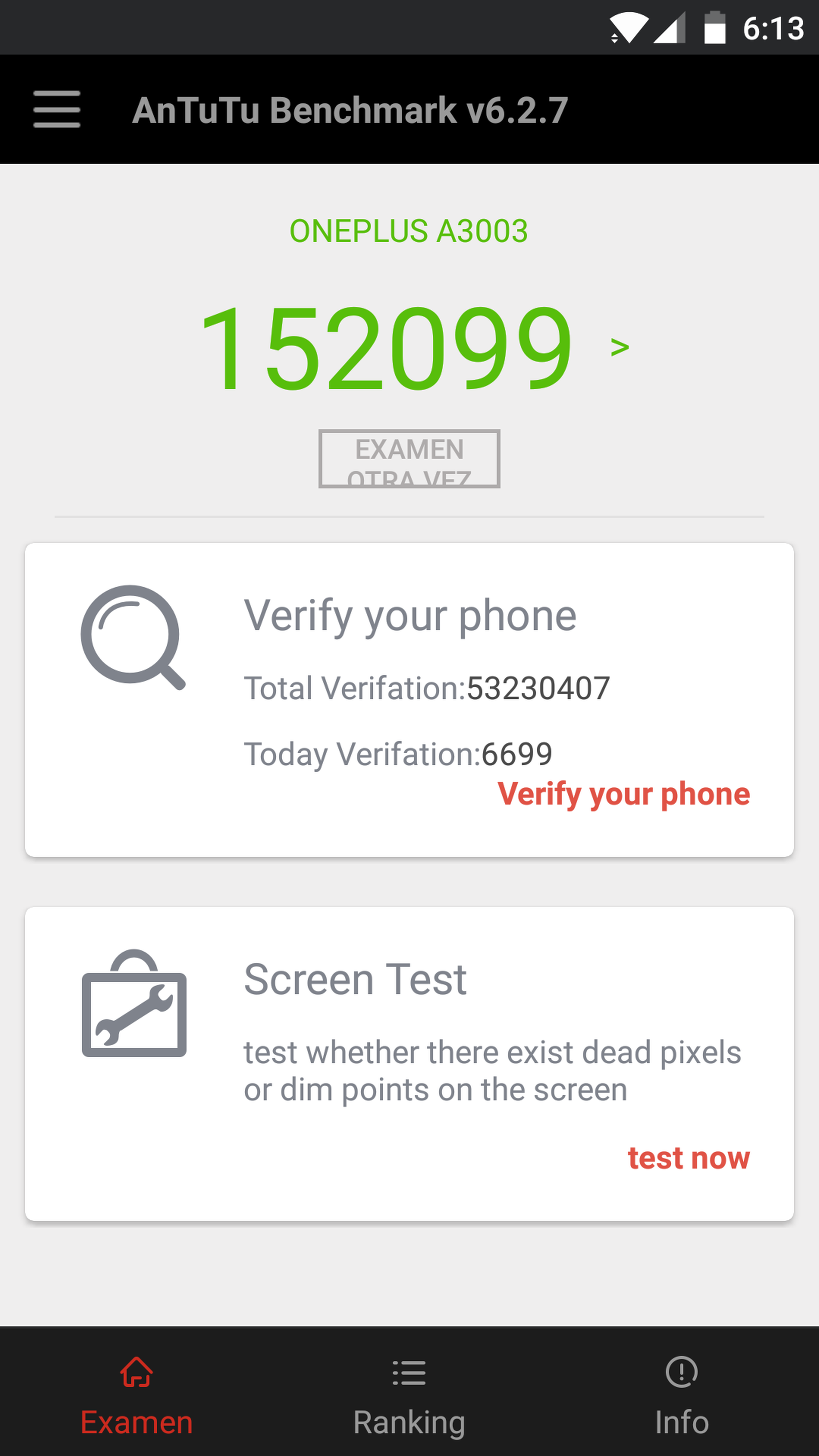 El OnePlus 3T Obtiene 152.099 puntos en la prueba de benchmark de AnTuTu