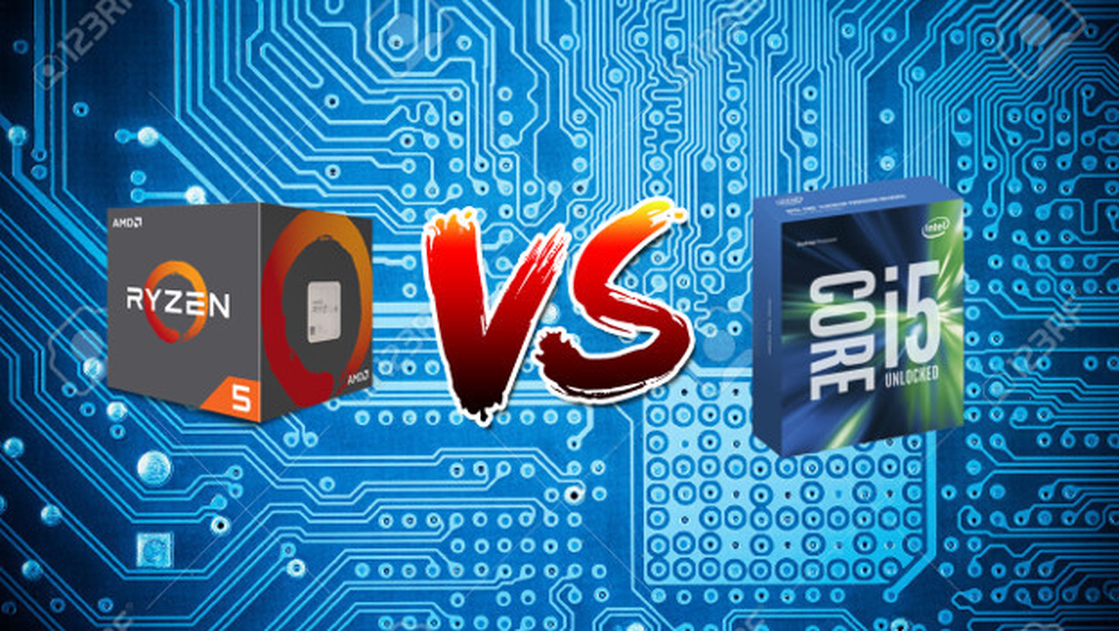 Comparativa de precio para comprobar si es más barato el procesador AMD Ryzen 5 o el Intel Core i5.