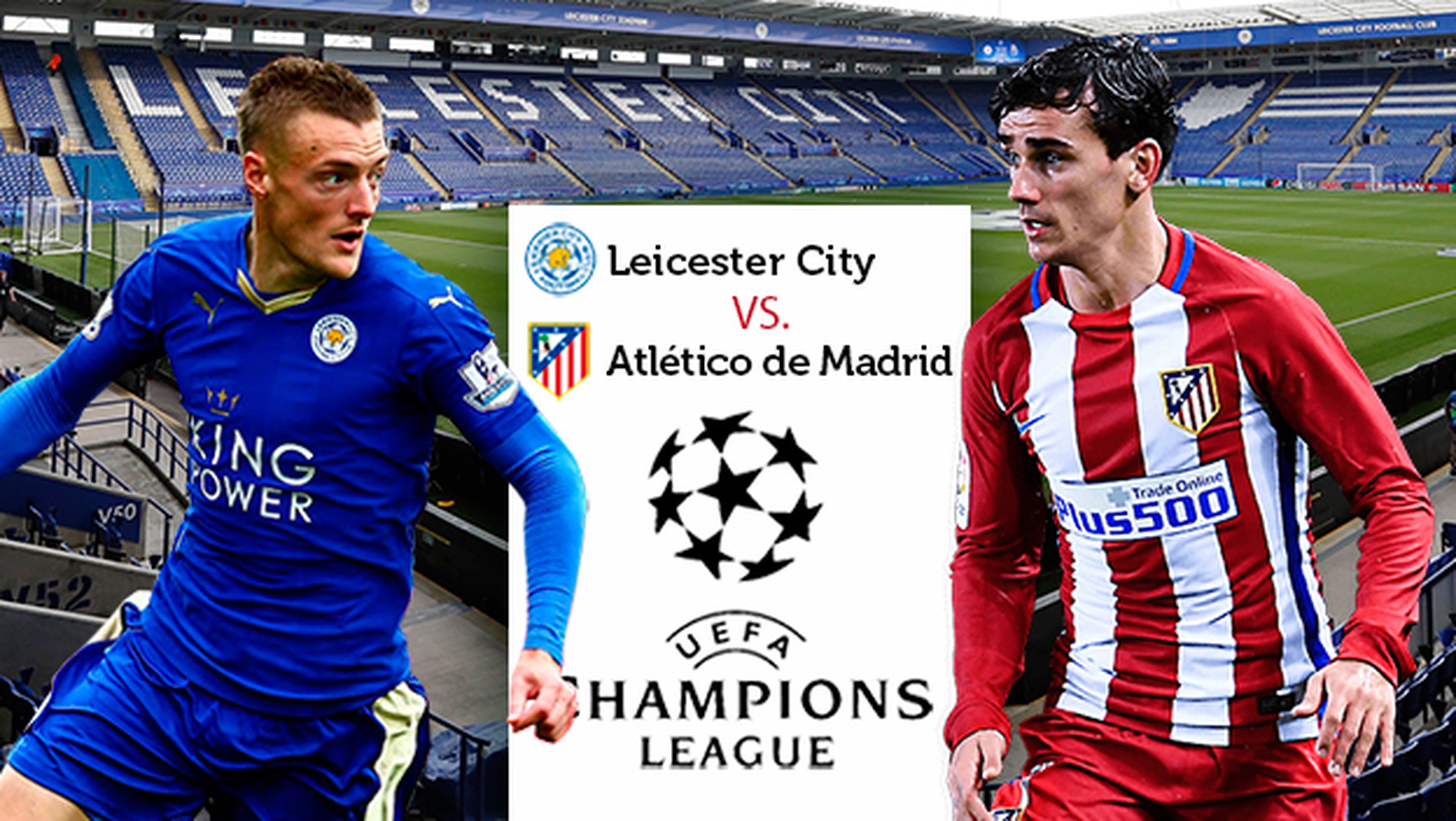 Cómo ver online en directo el Leicester City vs Atlético de Madrid de la Champions League