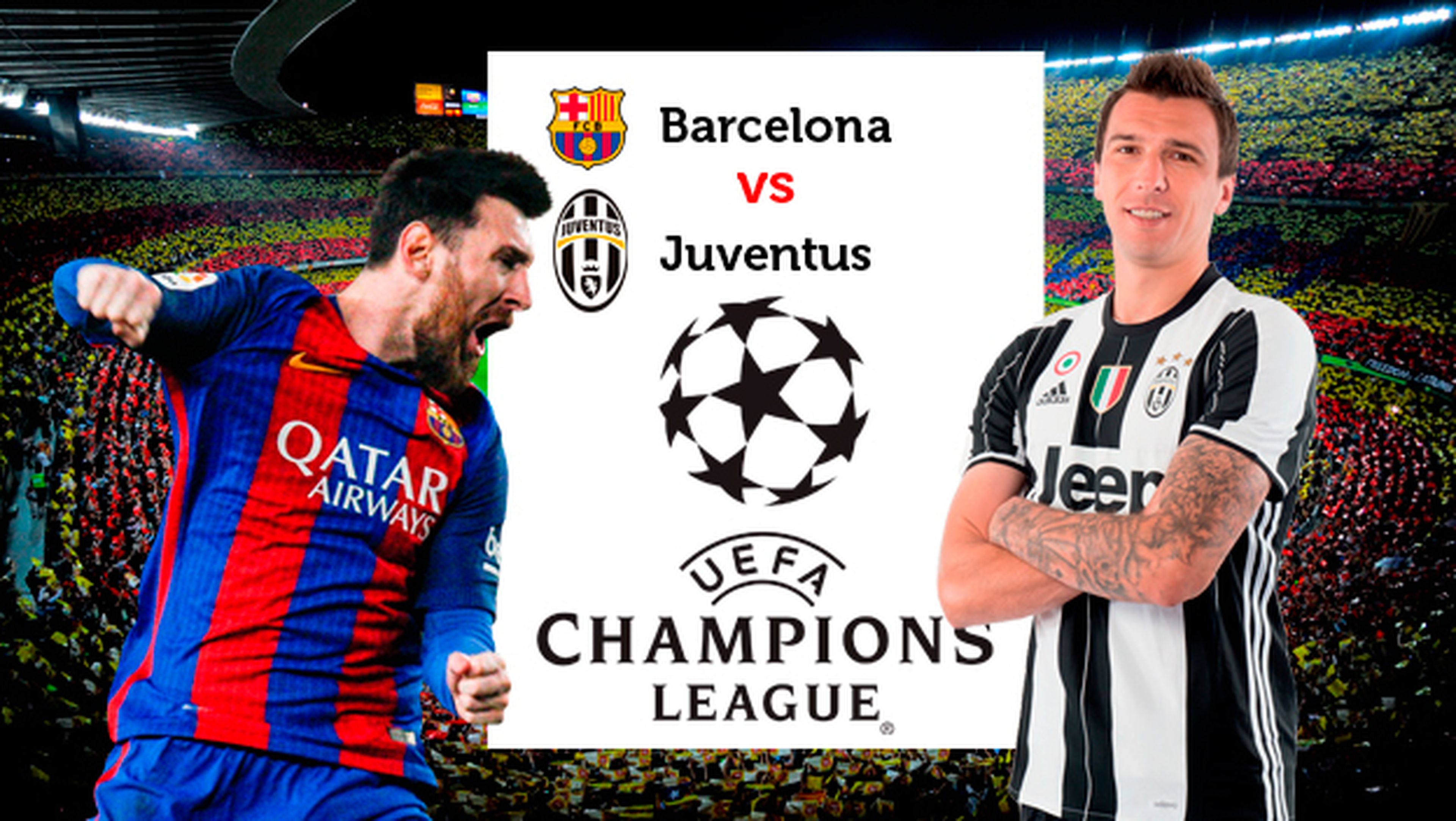 Cómo ver online en directo el Barcelona vs Juventus de la Champions League en streaming