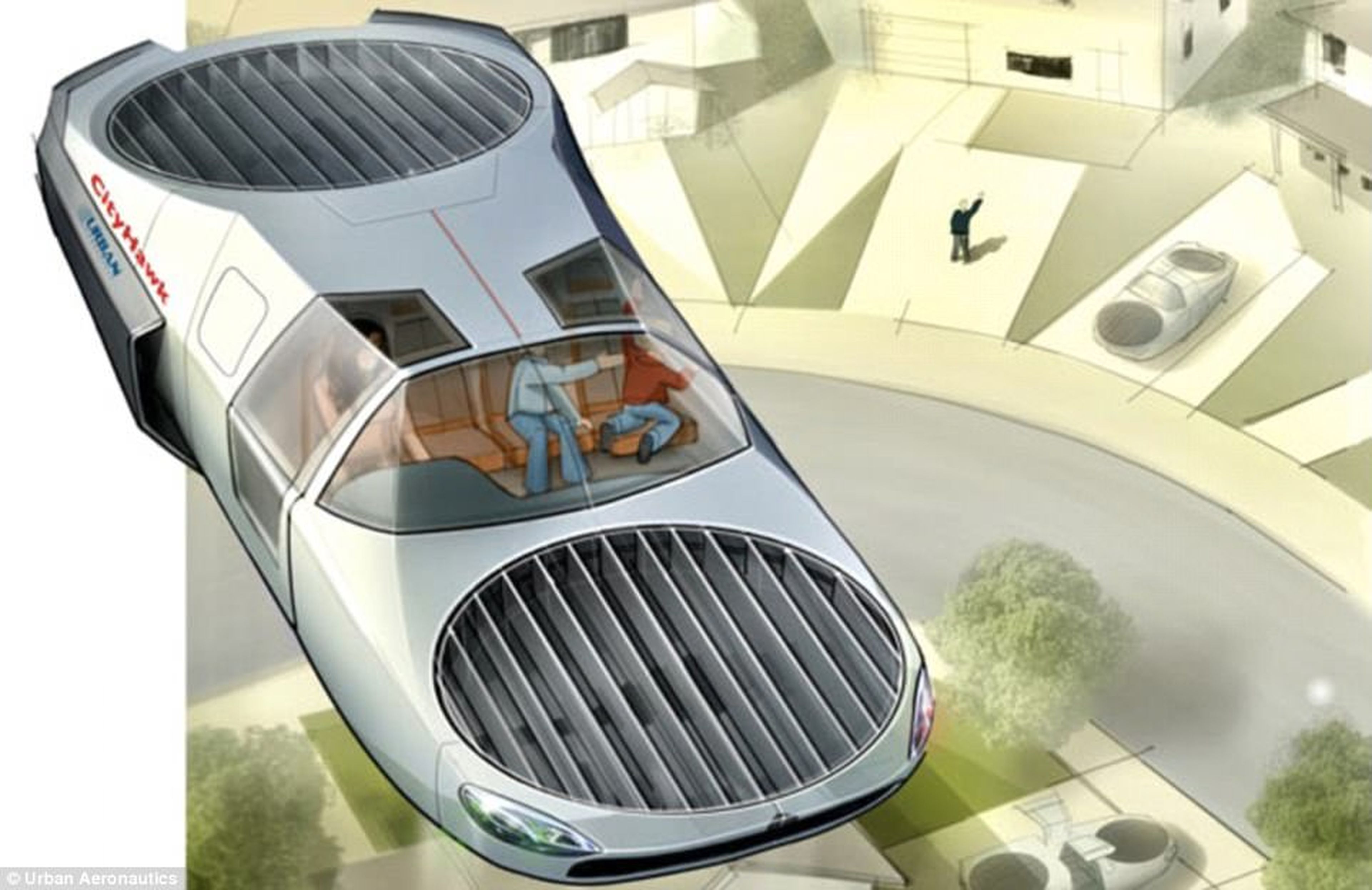 El coche volador "CityHawk" planeará en las ciudades el 2022