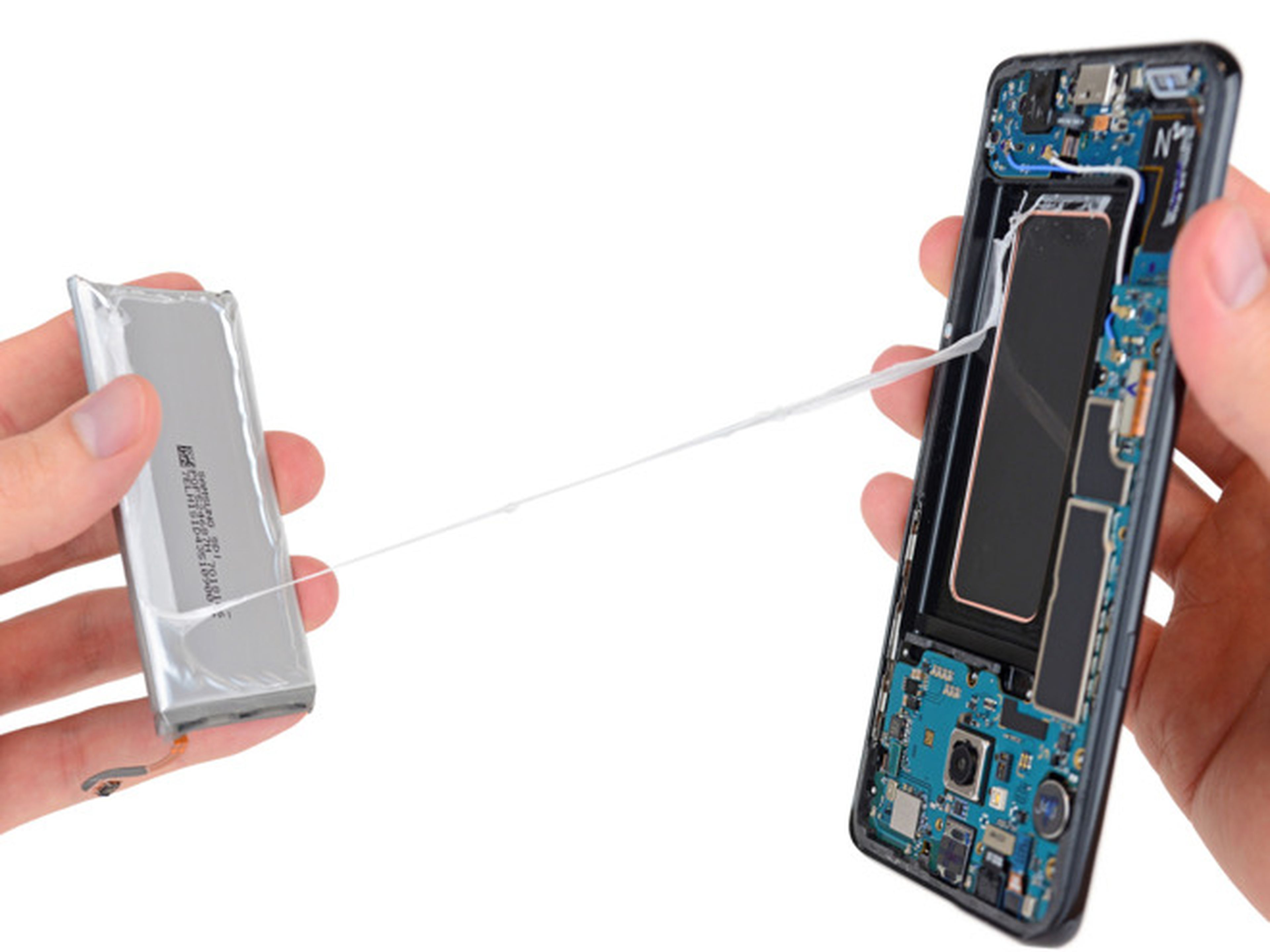 La batería del S8+ es prácticamente idéntica a la del Note 7
