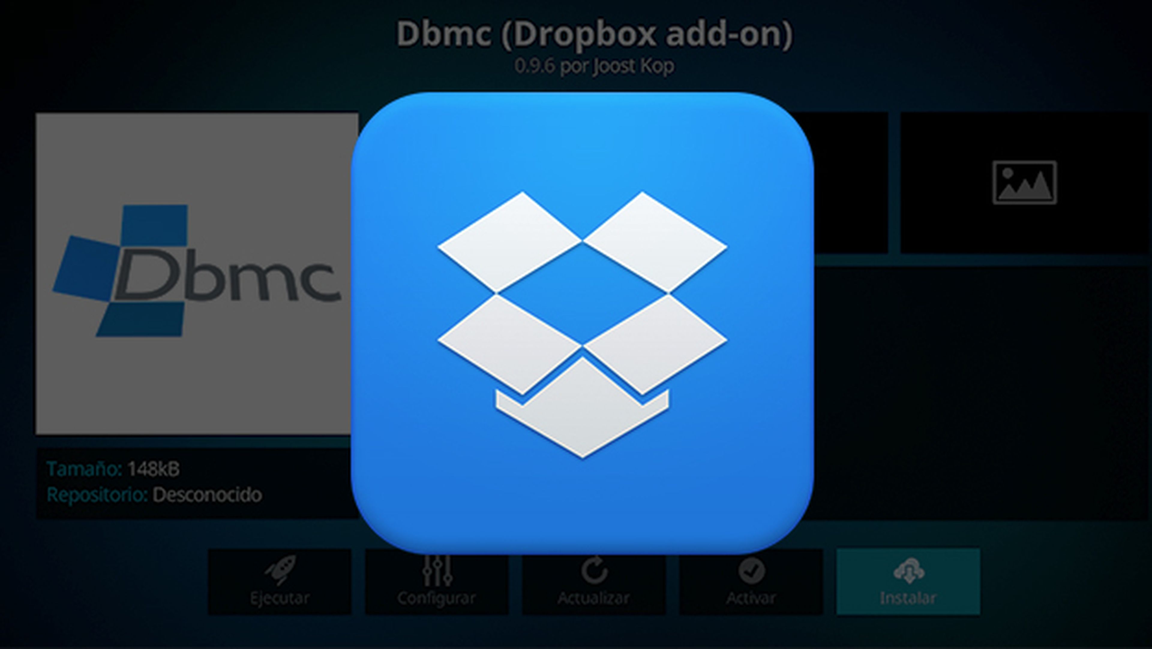 Add-on de Dropbox para Kodi