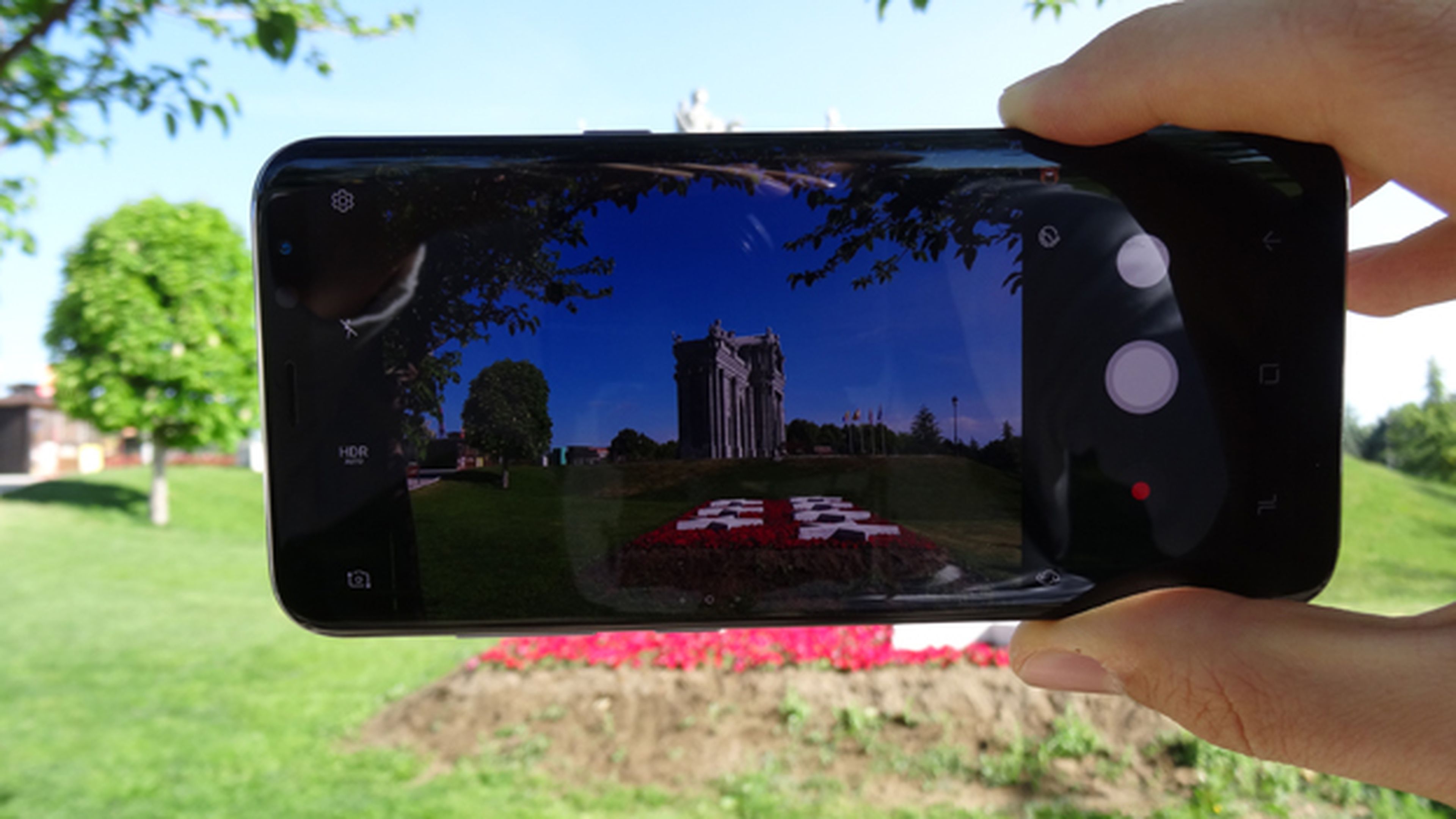 La aplicación de cámara del Samsung Galaxy S8+