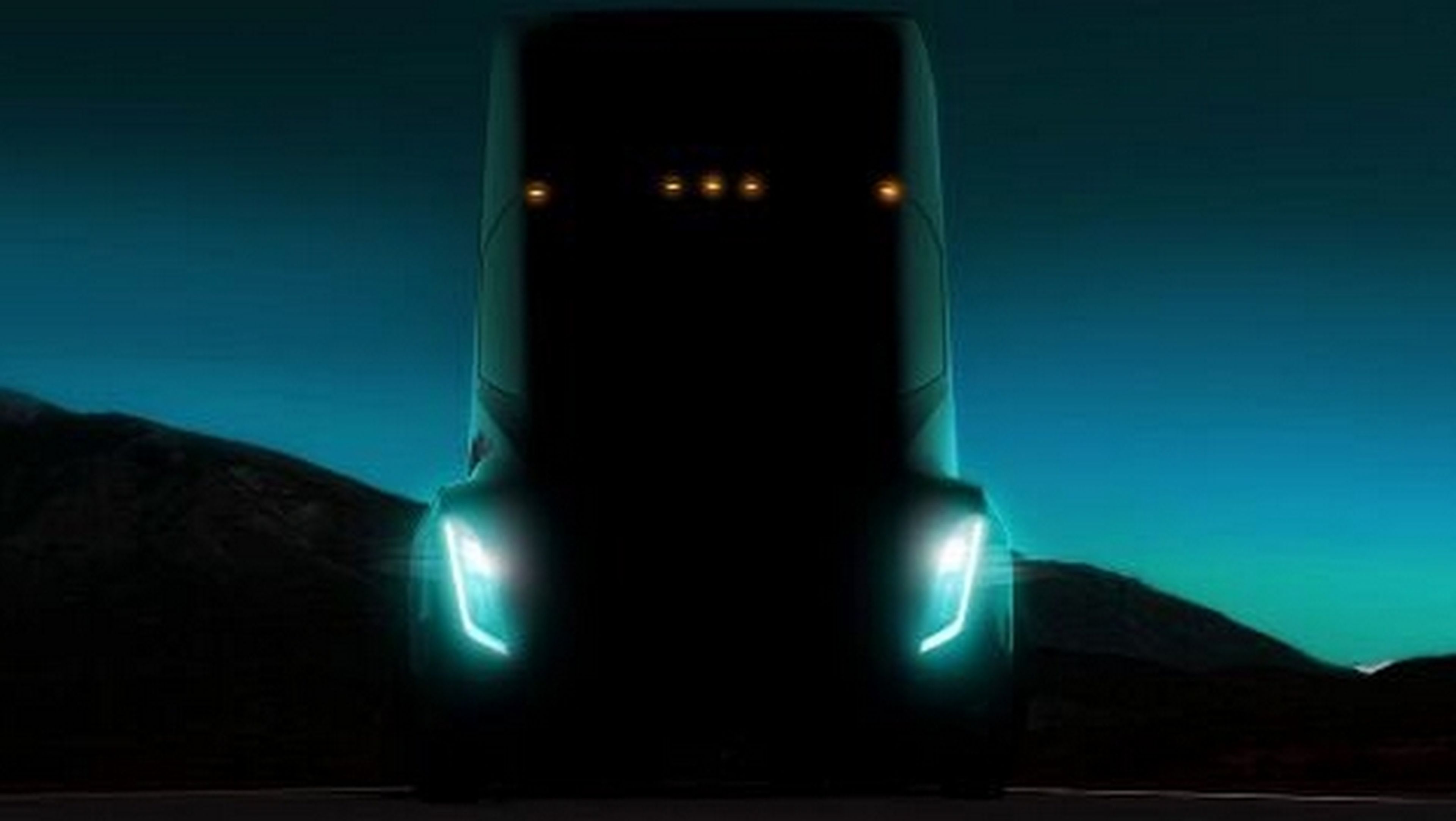 Esta es la primera imagen del camión eléctrico Tesla