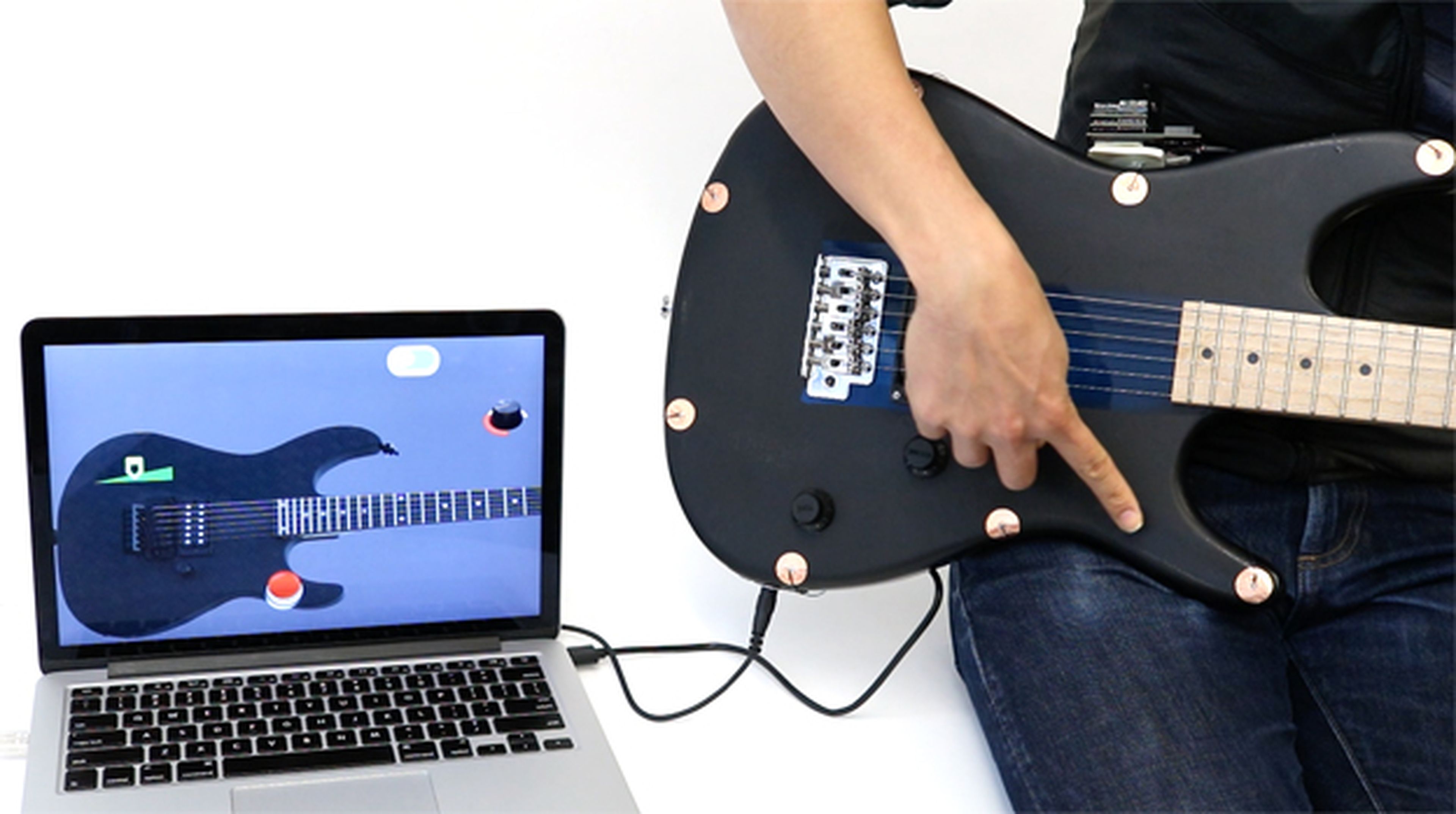 Ejemplo de la utilidad práctica de Electrick en una guitarra