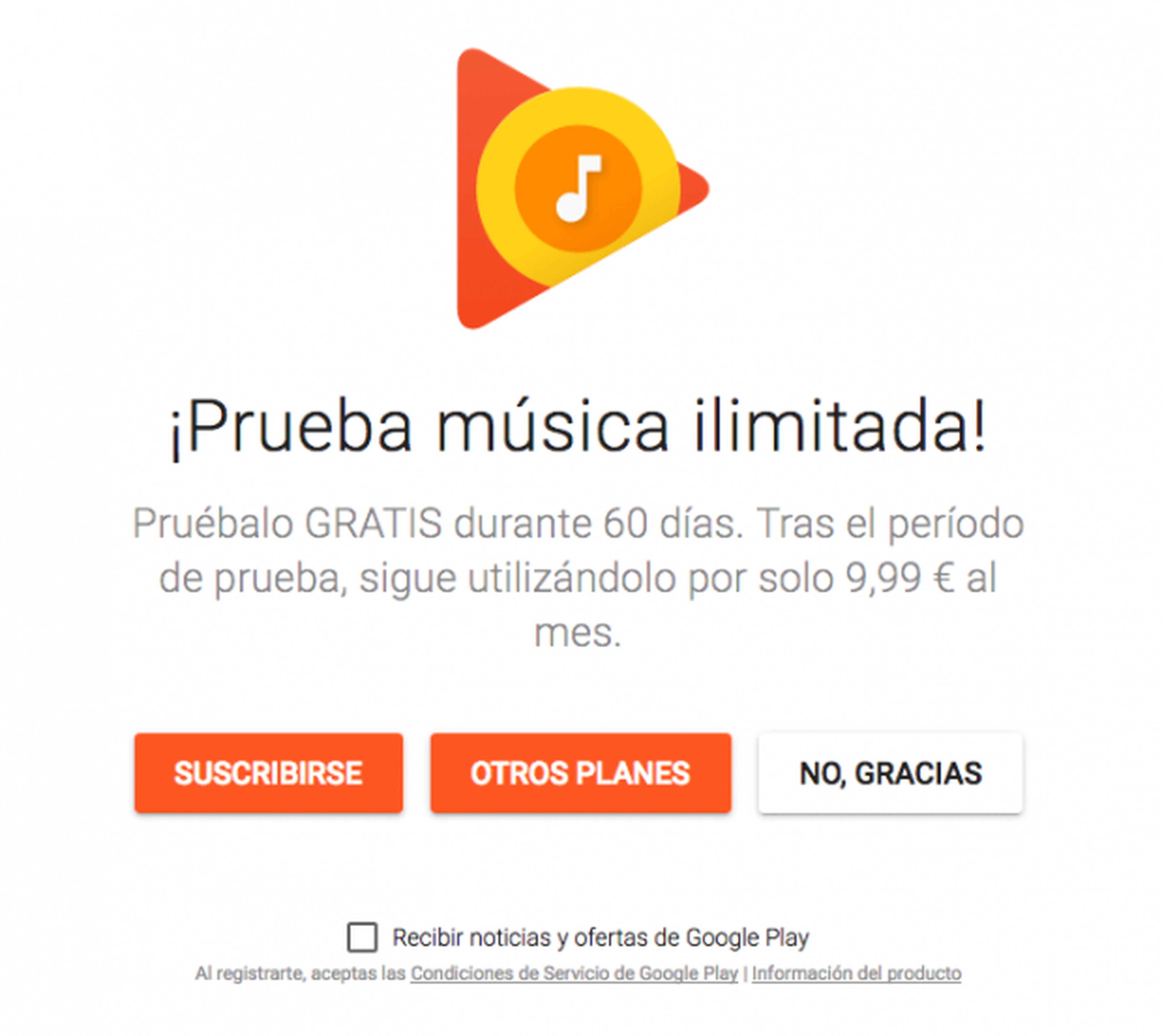 Google Play Música gratis