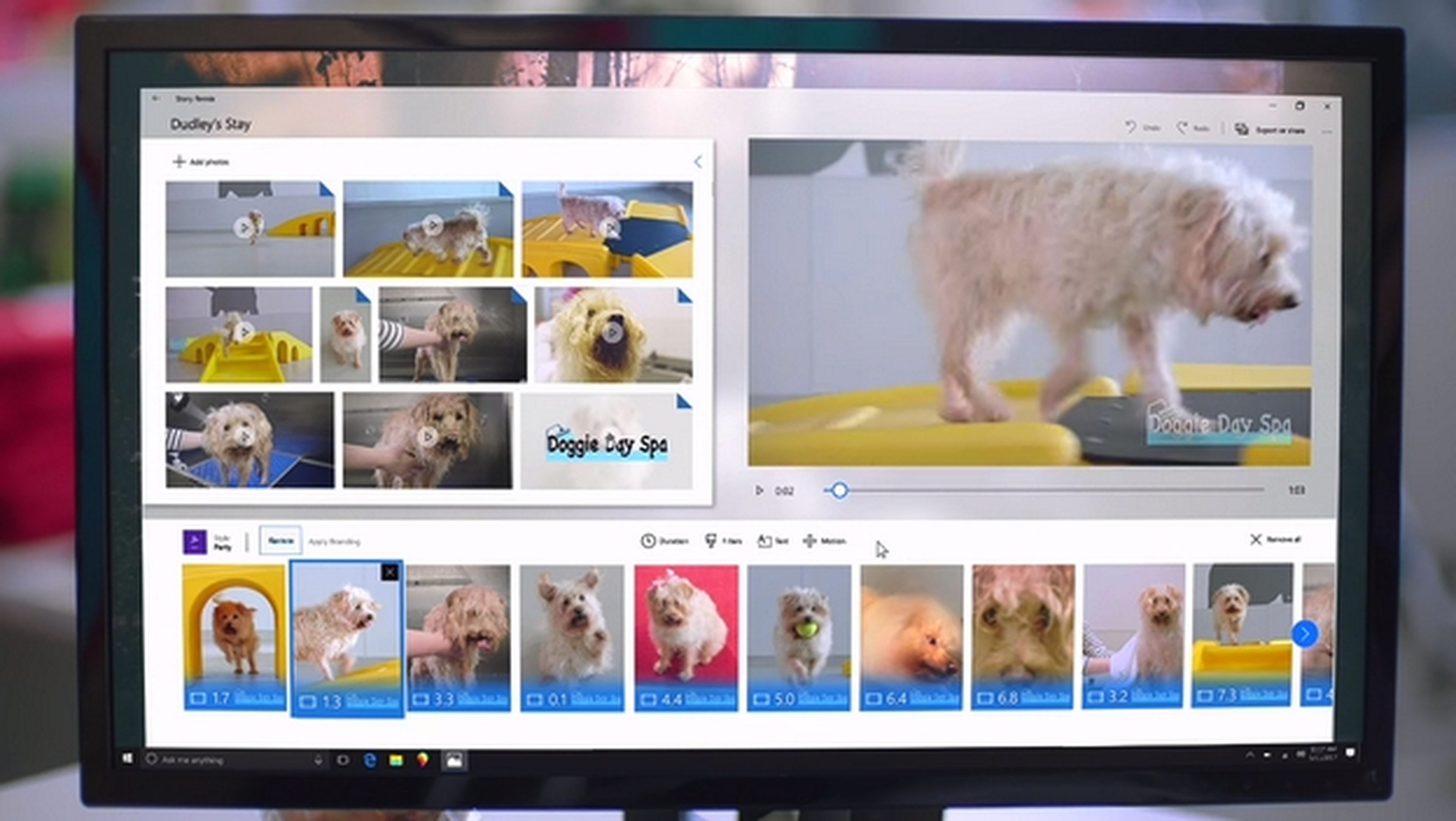 Windows 10 Story Remix, el nuevo editor de vídeo gratuito de Microsoft