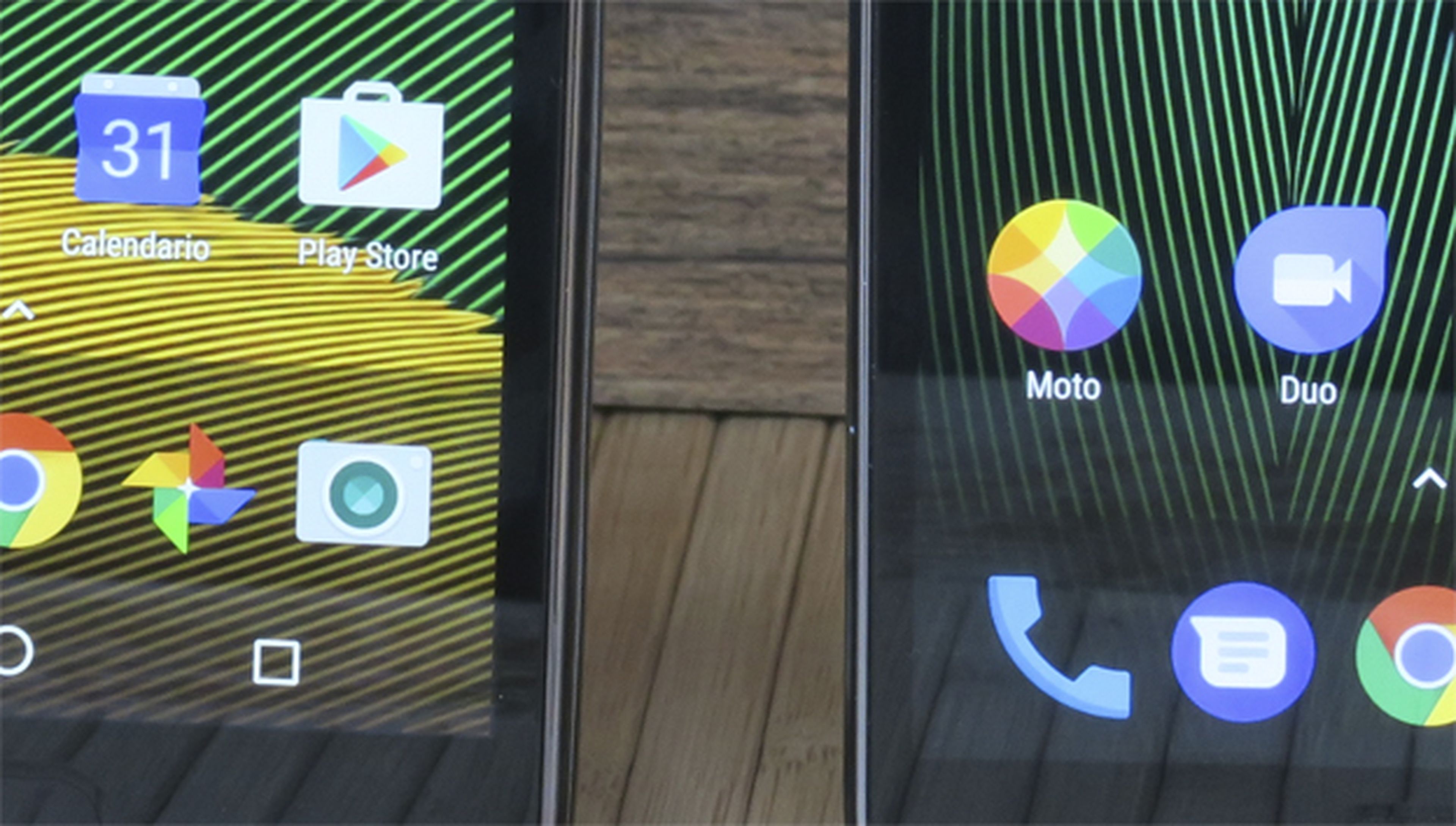 Es hora de comparar las pantallas de los nuevos Moto G5