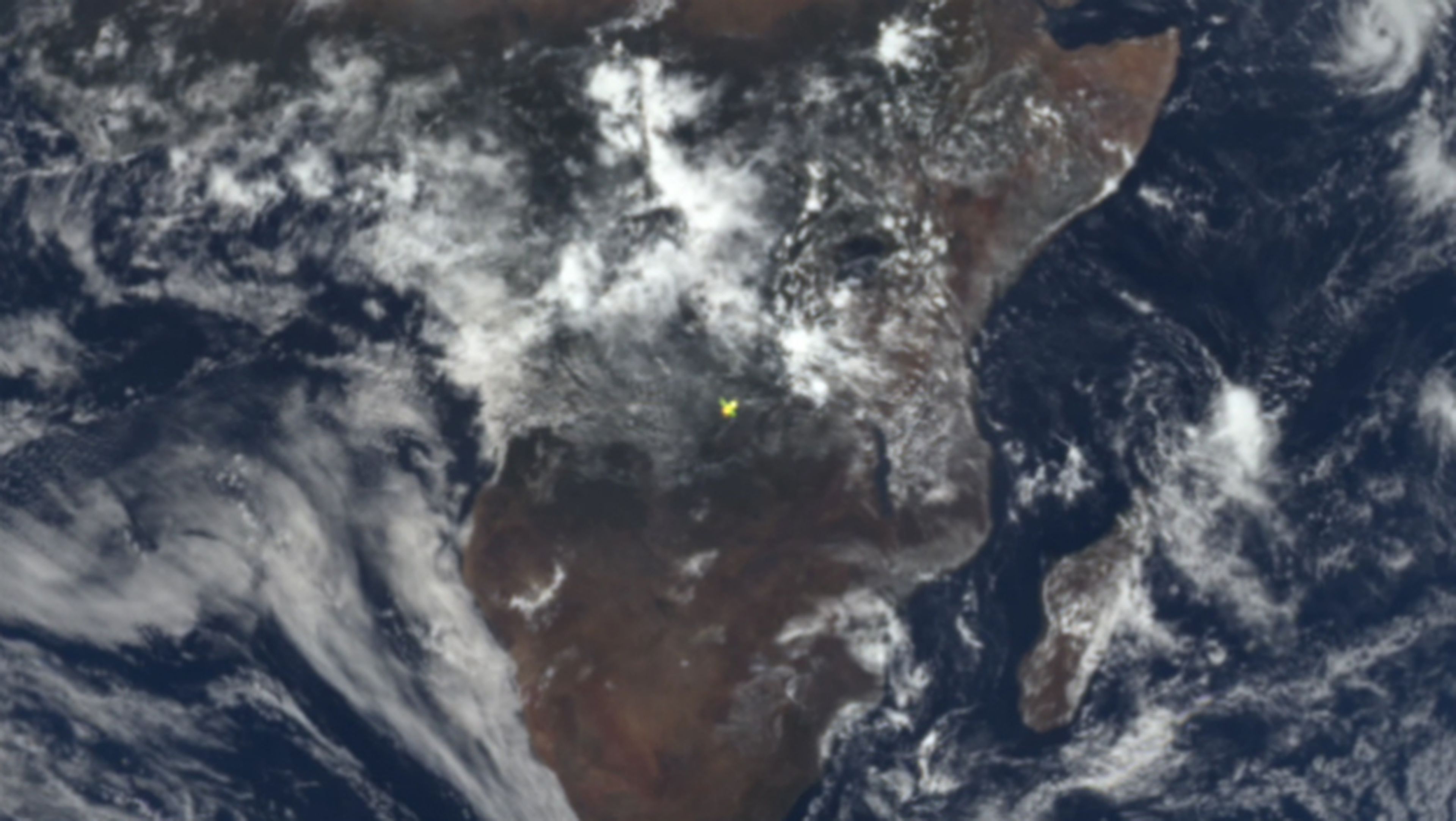 Imagen satélite de la NASA.