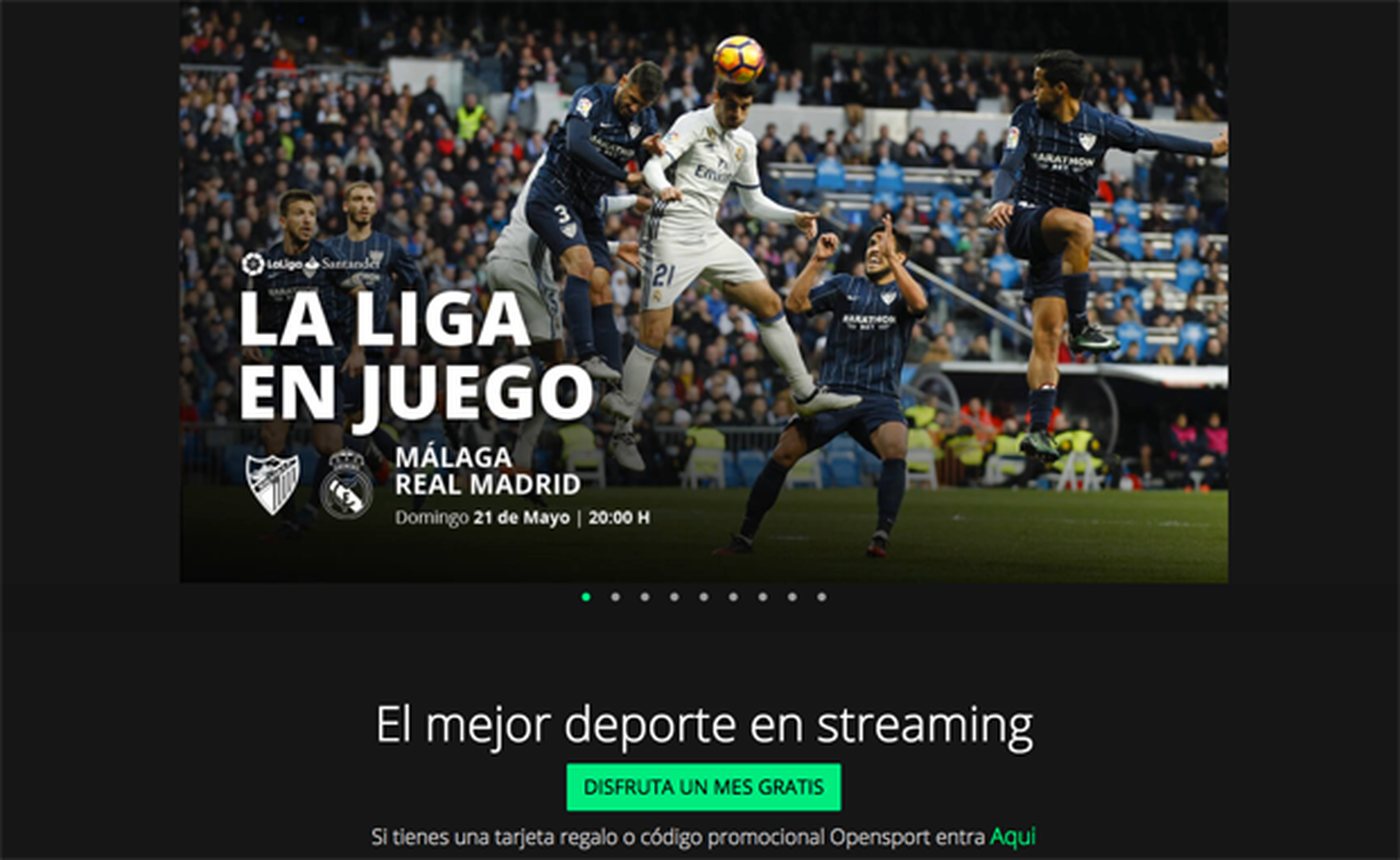 Ver Malaga Real Madrid gratis por Internet