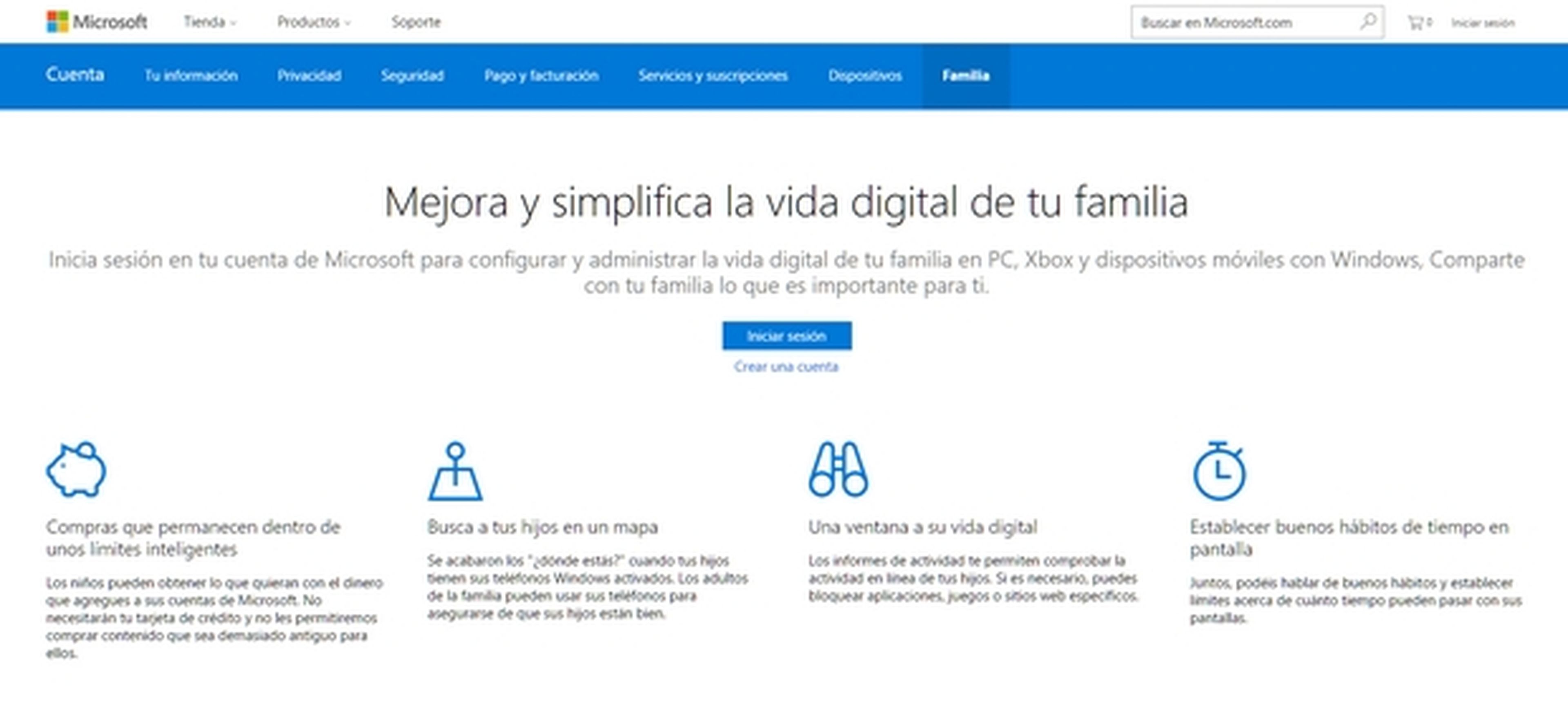 Cómo activar y configurar el control parental de Windows 10