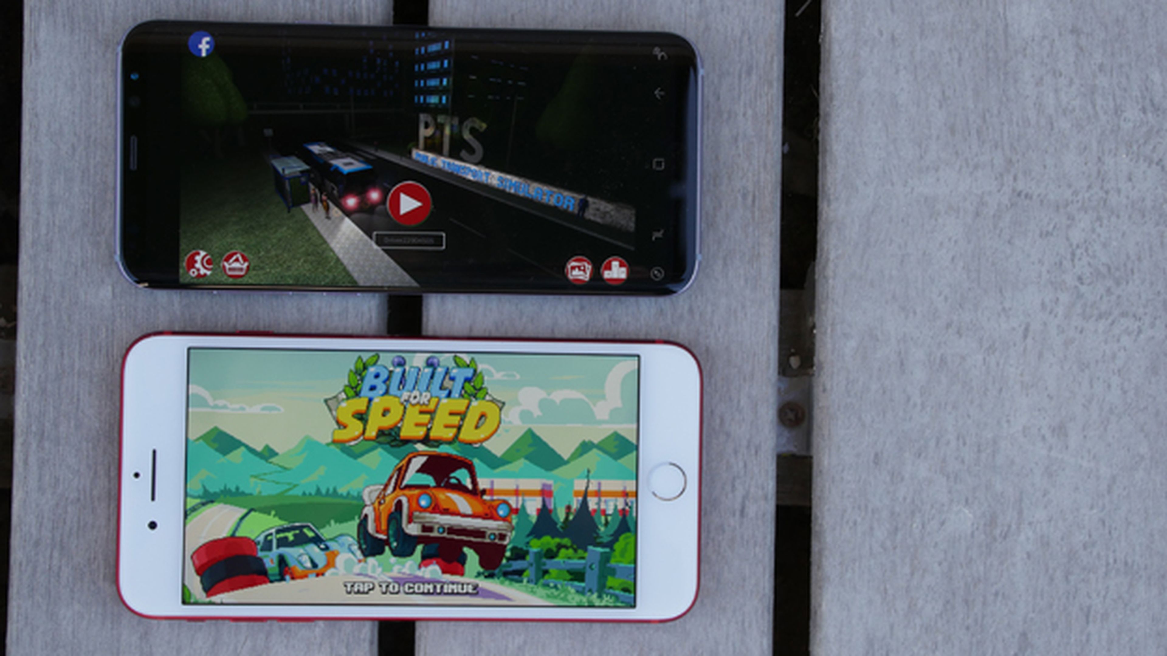 Ahora comparamos el rendimiento del S8+ frente al iPhone 7 Plus