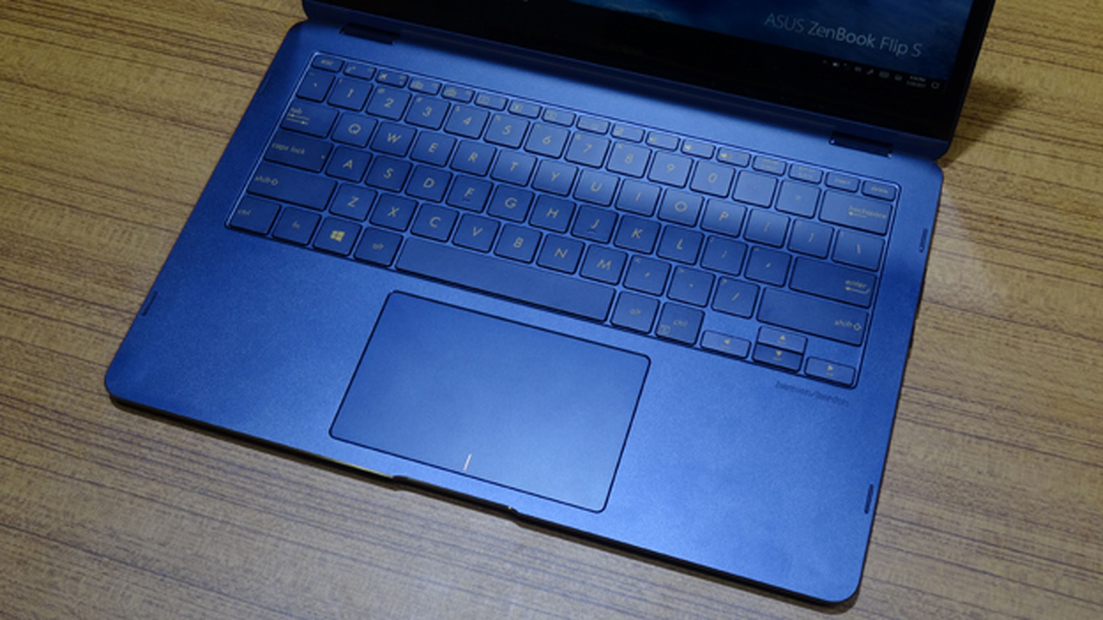 El teclado del ZenBook Flip 3
