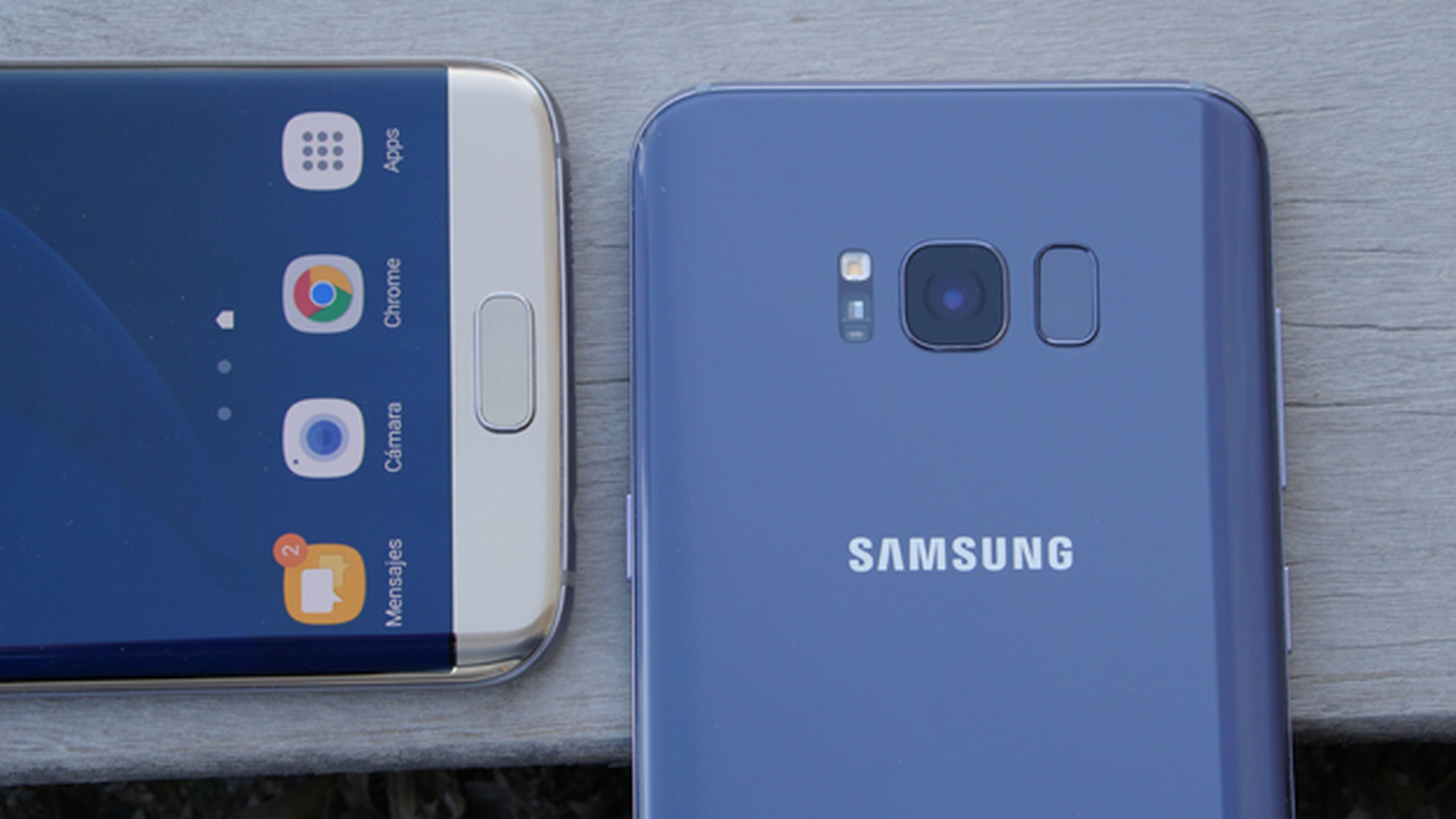 La posición del lector de huellas es la principal diferencia entre el Samsung Galaxy S8 Plus y el S7 Edge