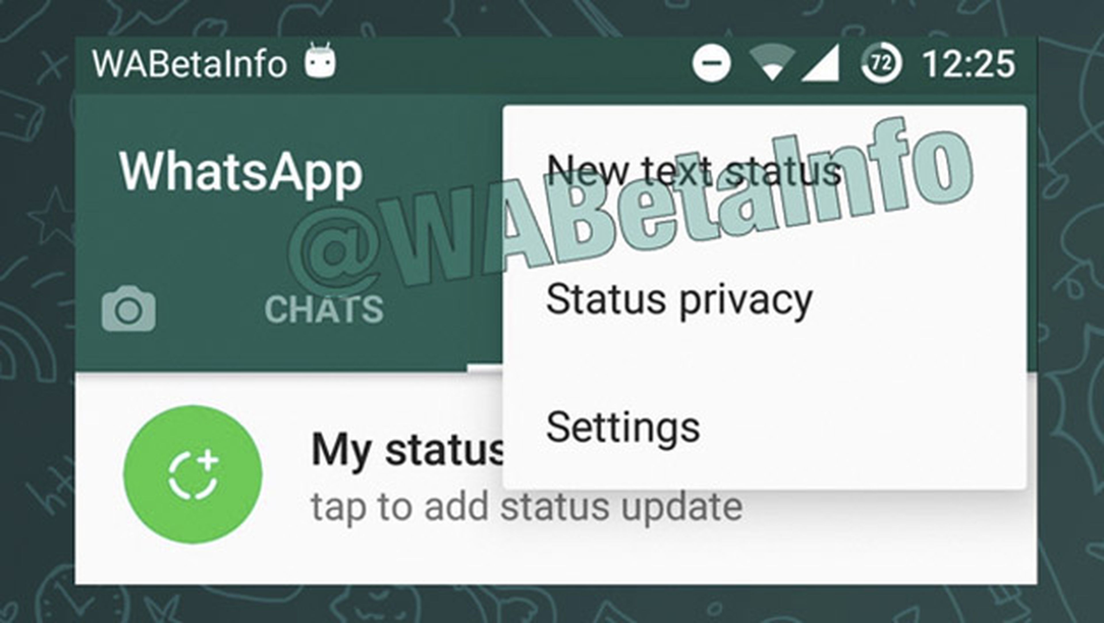 Los nuevos estados de texto de WhatsApp