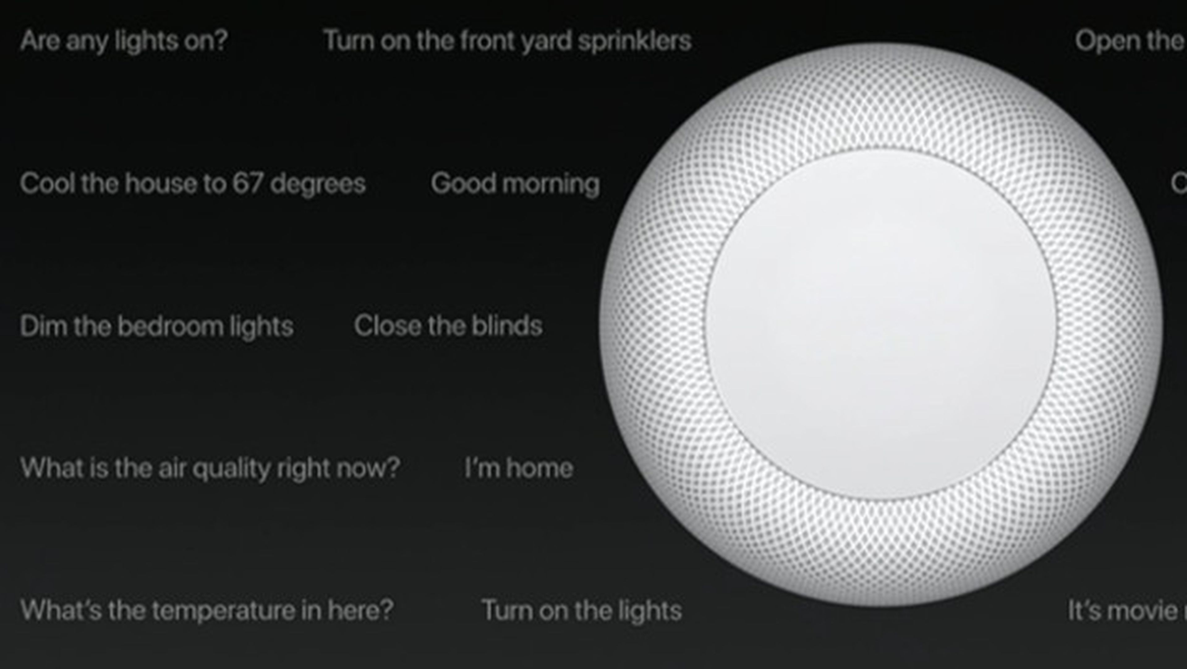 Así es HomePod, el altavoz inteligente presentado por Apple