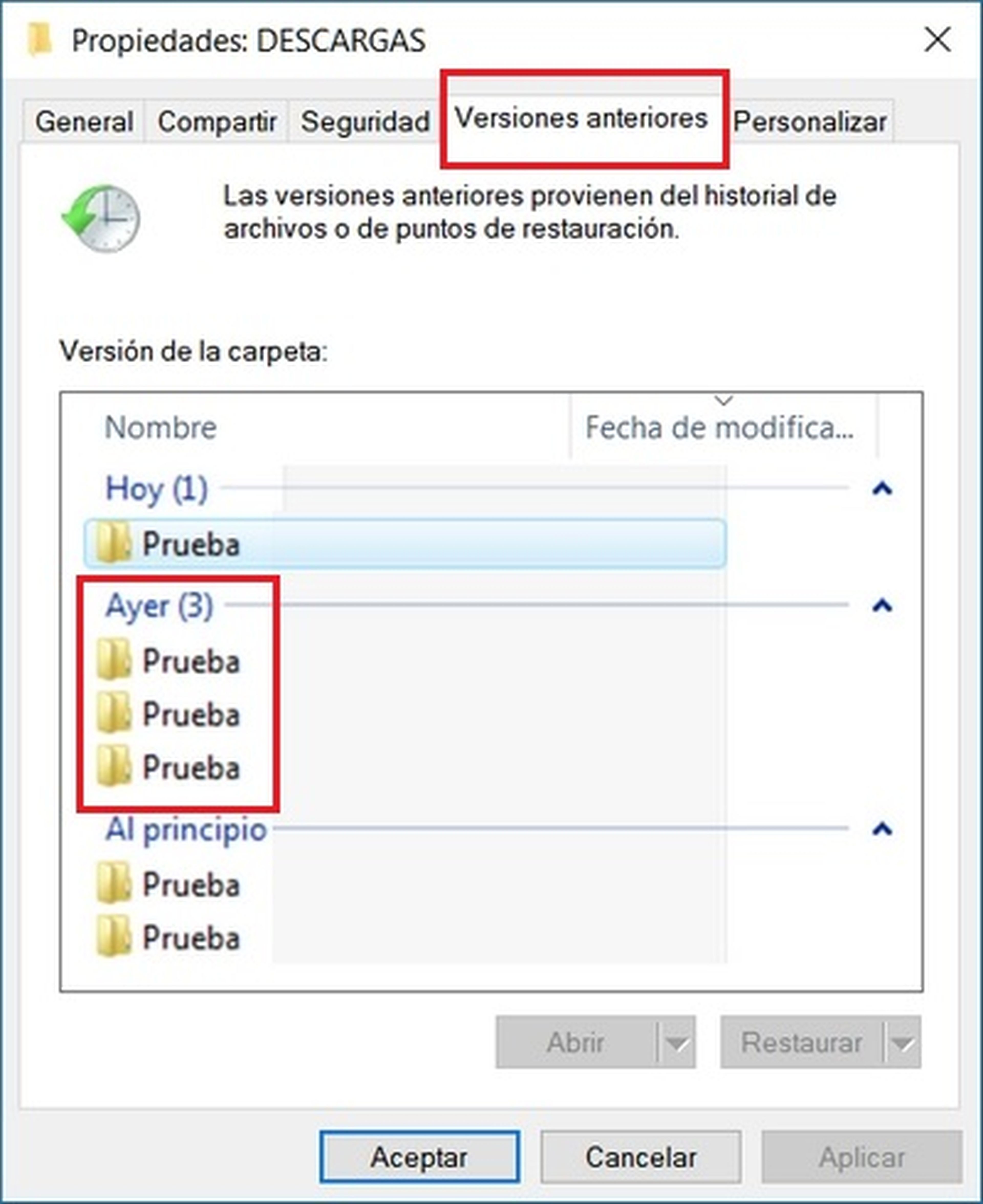 Cómo recuperar archivos borrados en Windows 10