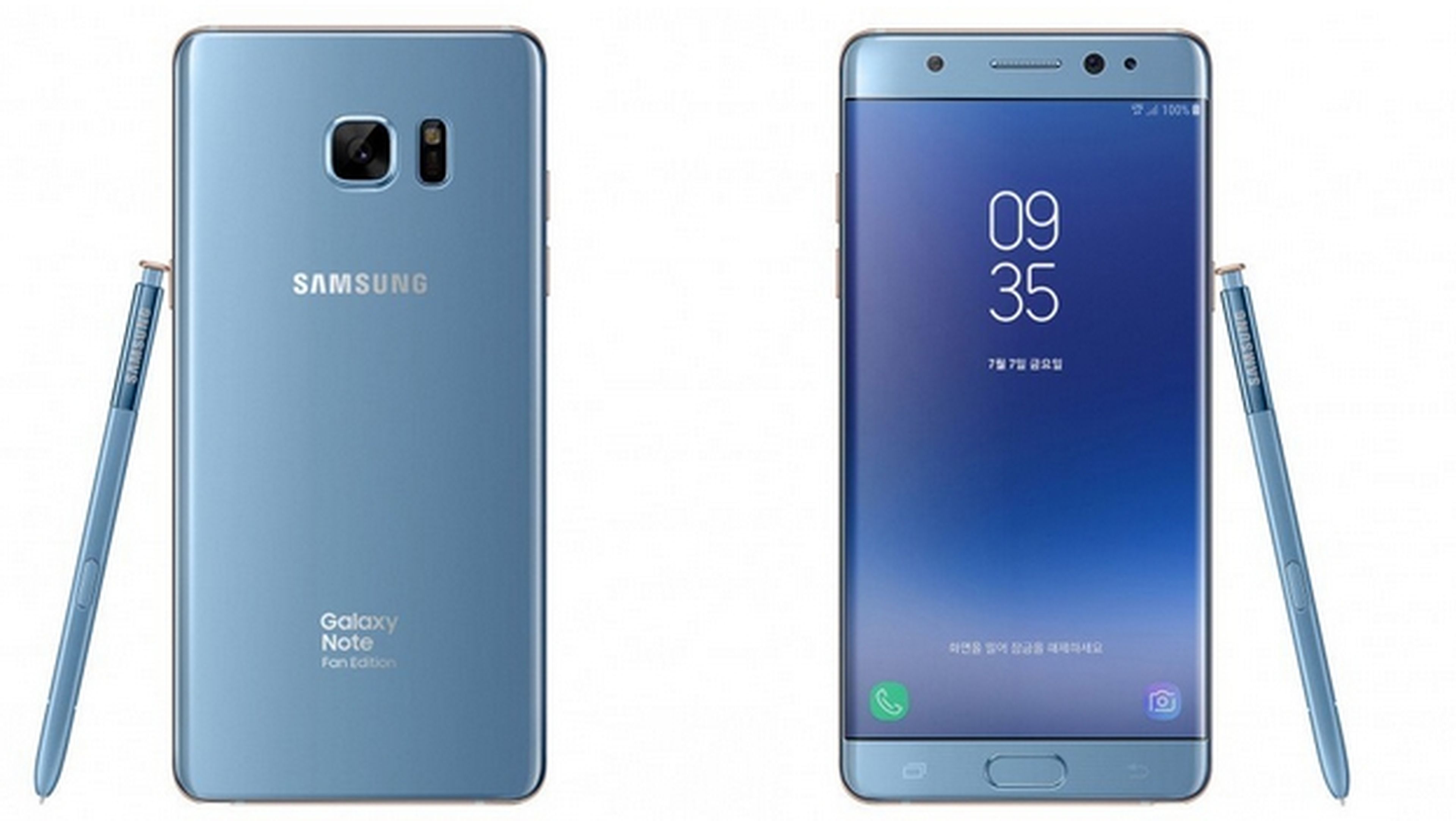 El Samsung Galaxy Note 7 se llama Samsung Gaalxy Note Fan Edition